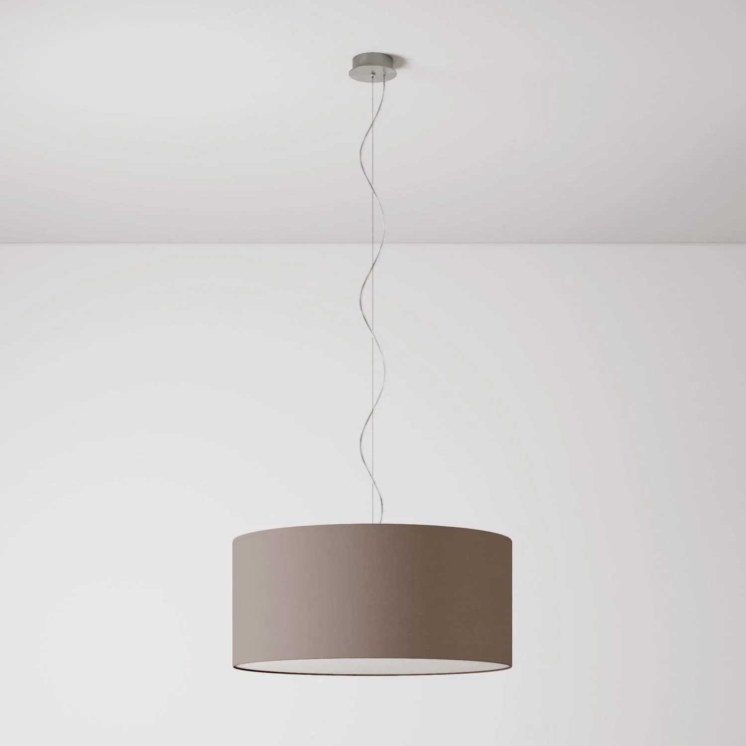 Pendelleuchte mit Stoffschirm Cilindro Large – Made in Italy – Arenal Aschegrau - Image 7