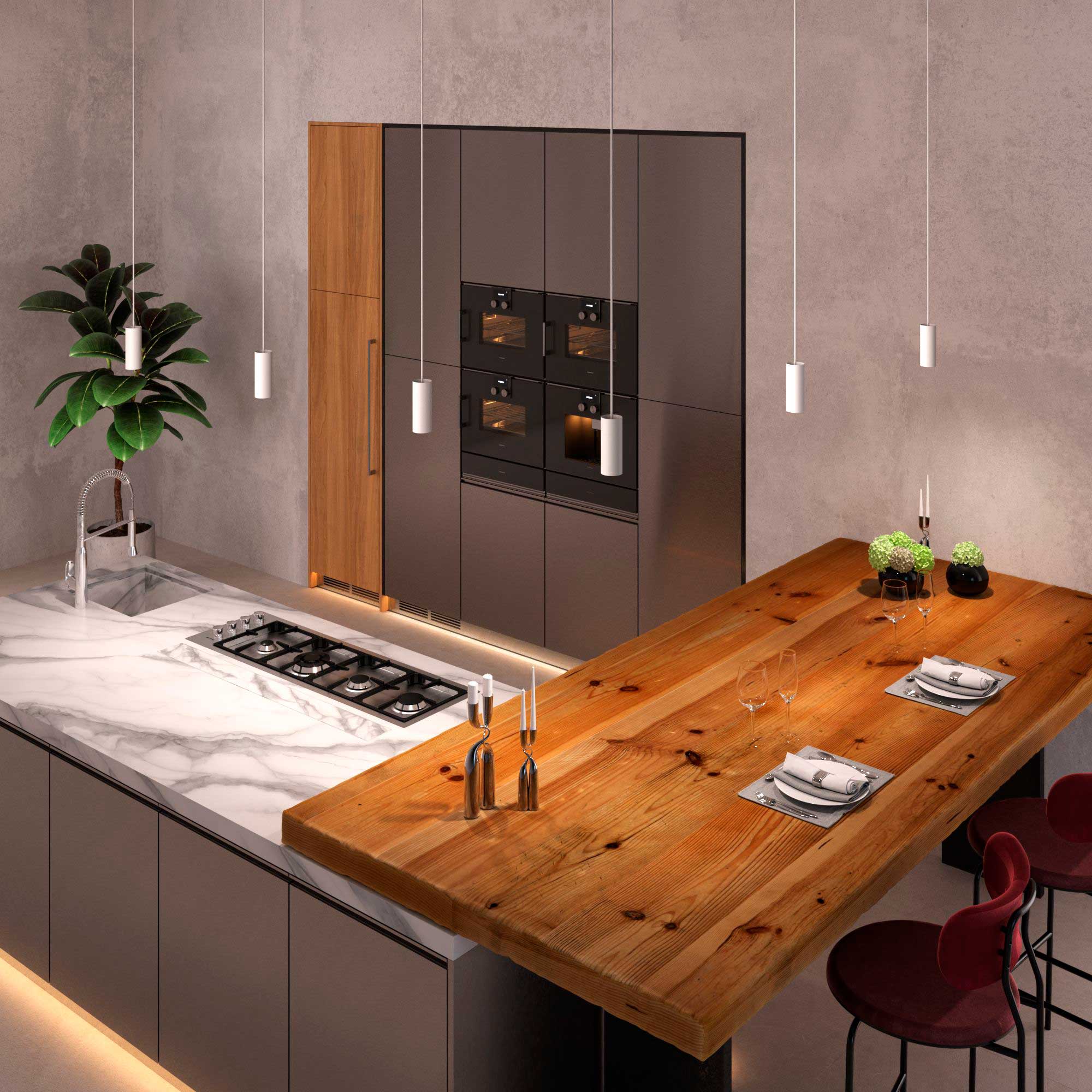 Pendelleuchte mit Textilkabel, Tub-E12 Lampenschirm und Metalldetails – Weiß - Image 2