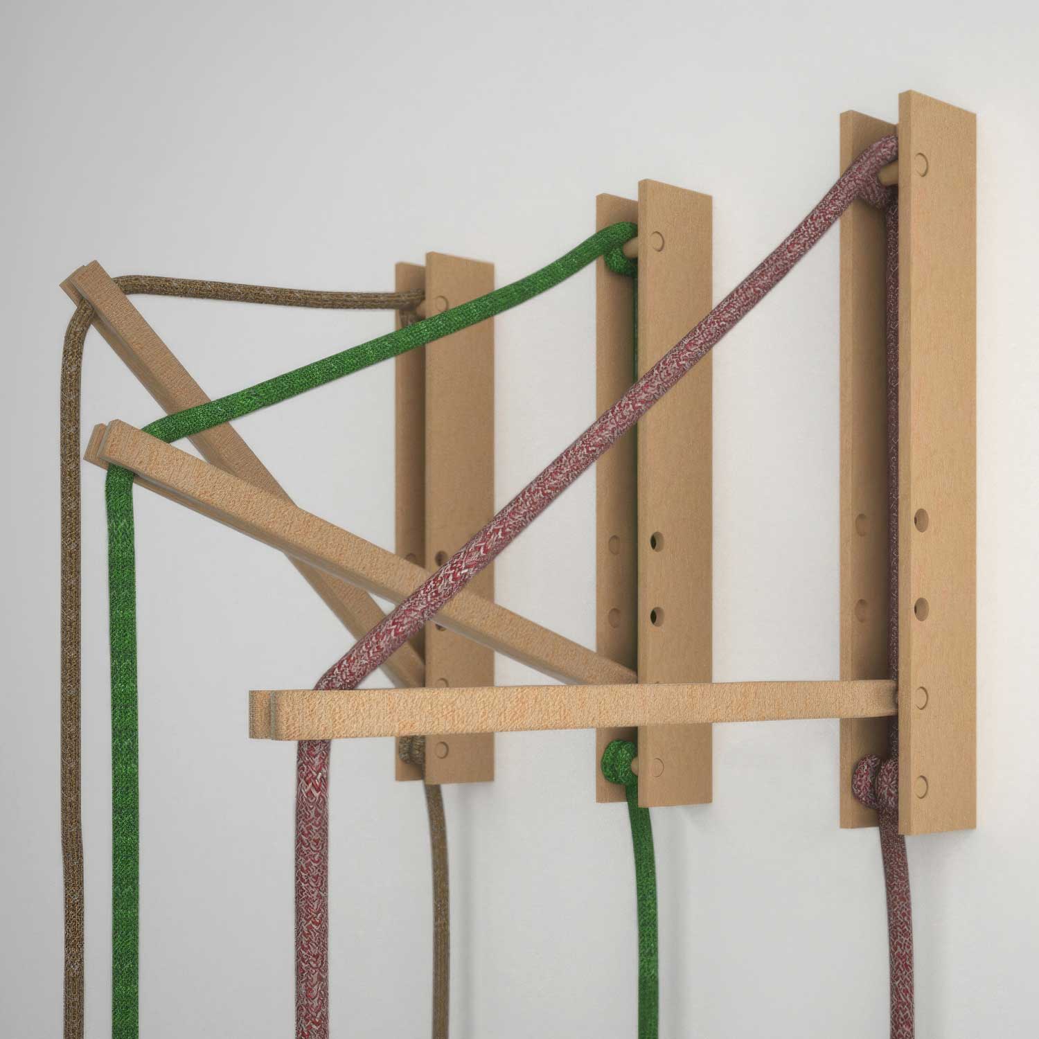 Pinocchio, verstellbare Wandhalterung aus Holz für Pendelleuchten – Neutral - Image 3