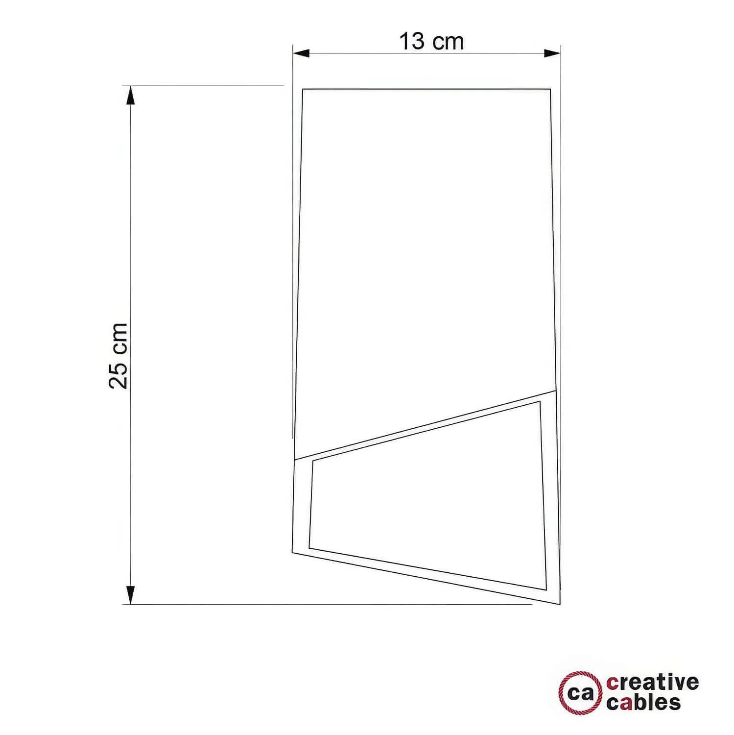 Prisma Zement-Lampenschirm für Pendelleuchte, komplett mit Zugentlastung und E27-Fassung – Heller Zement - Image 5