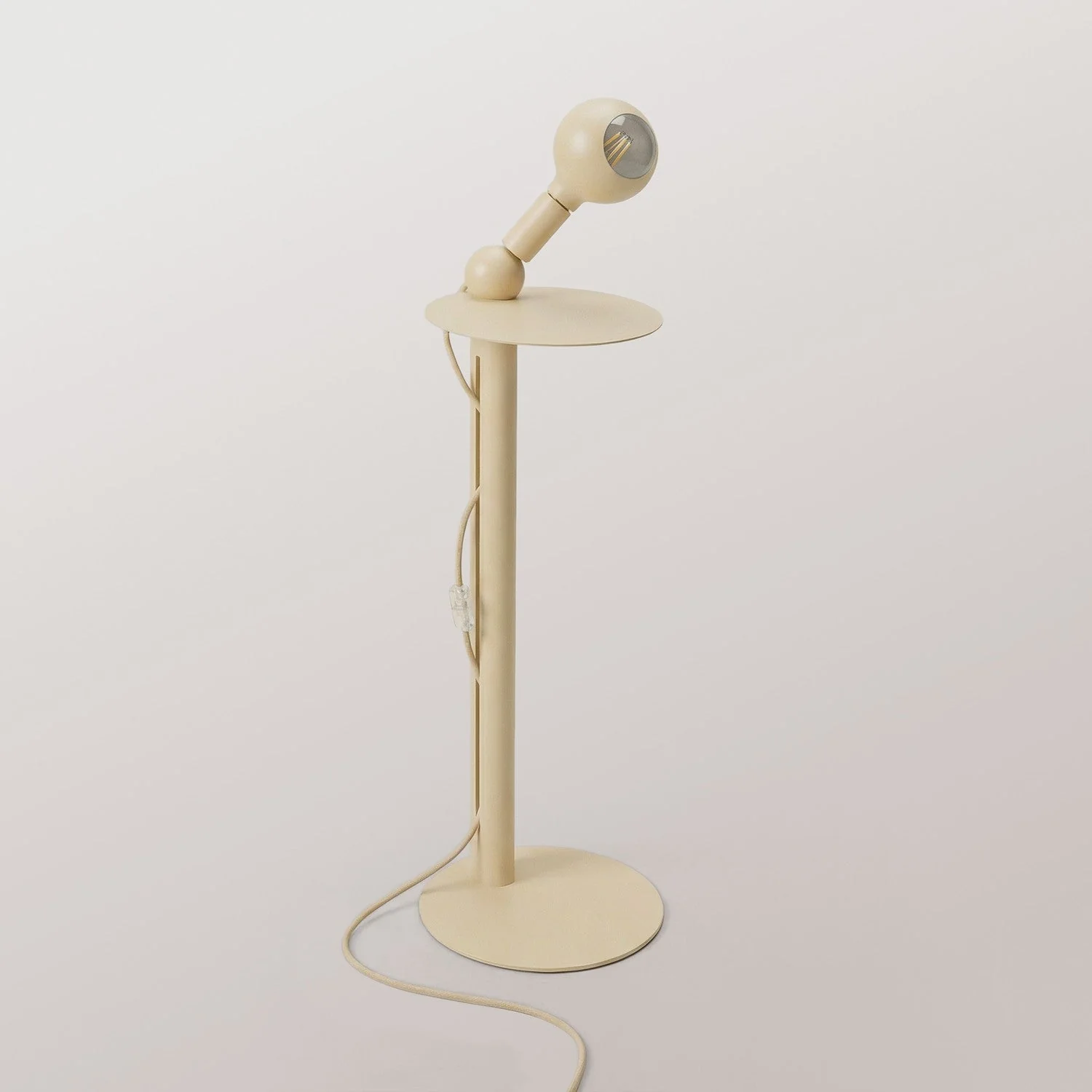 Rocco - Stehlampe mit Glühbirne Camo - Creme - Image 4