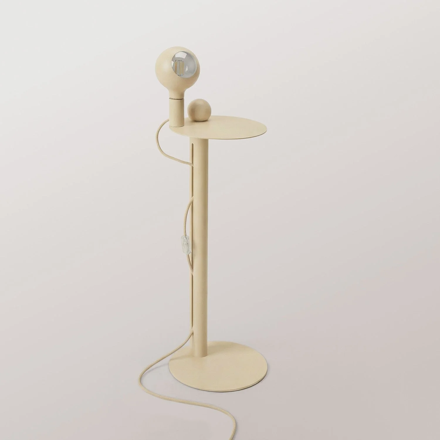 Rocco - Stehlampe mit Glühbirne Camo - Creme - Image 5