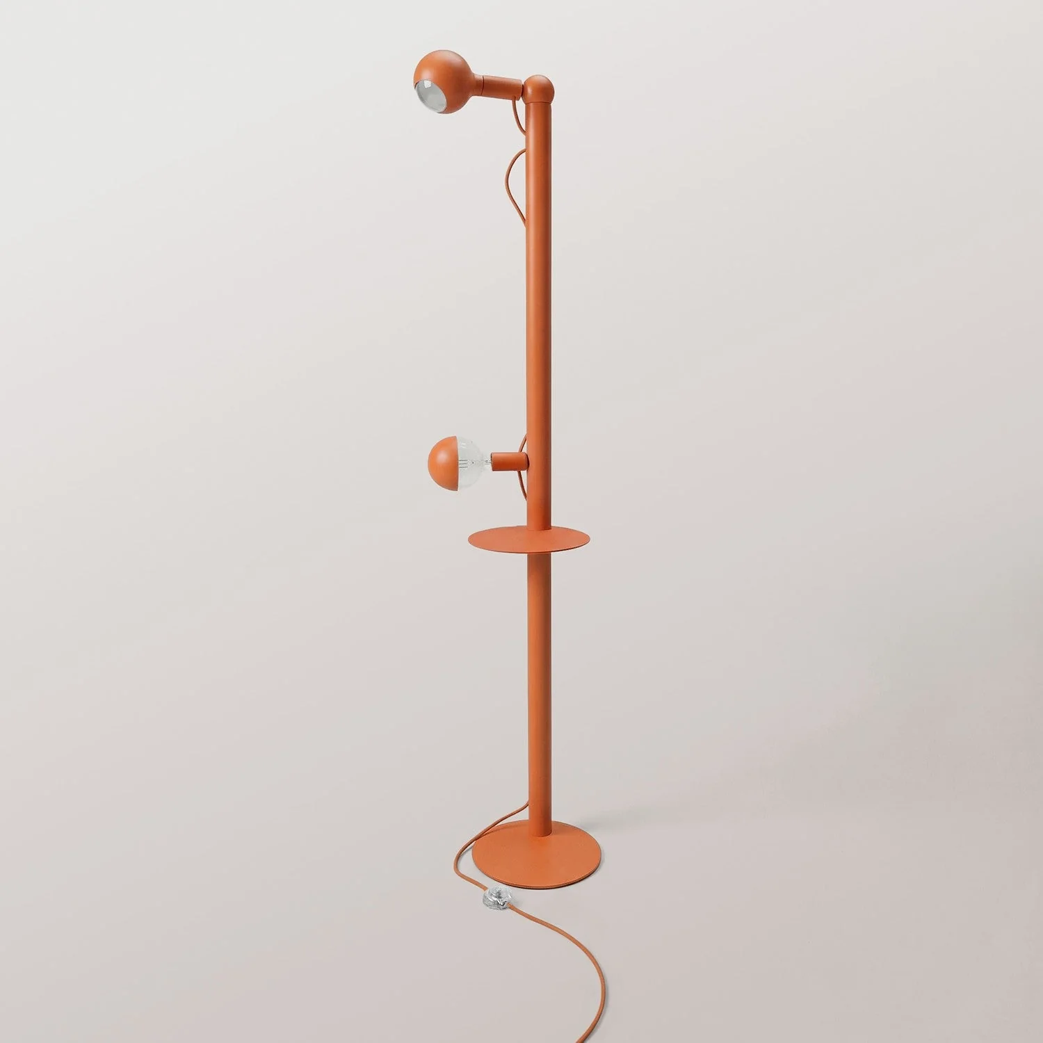 Rocco XXL - Stehlampe mit Glühbirne Maria und Camo - Orange - Image 5