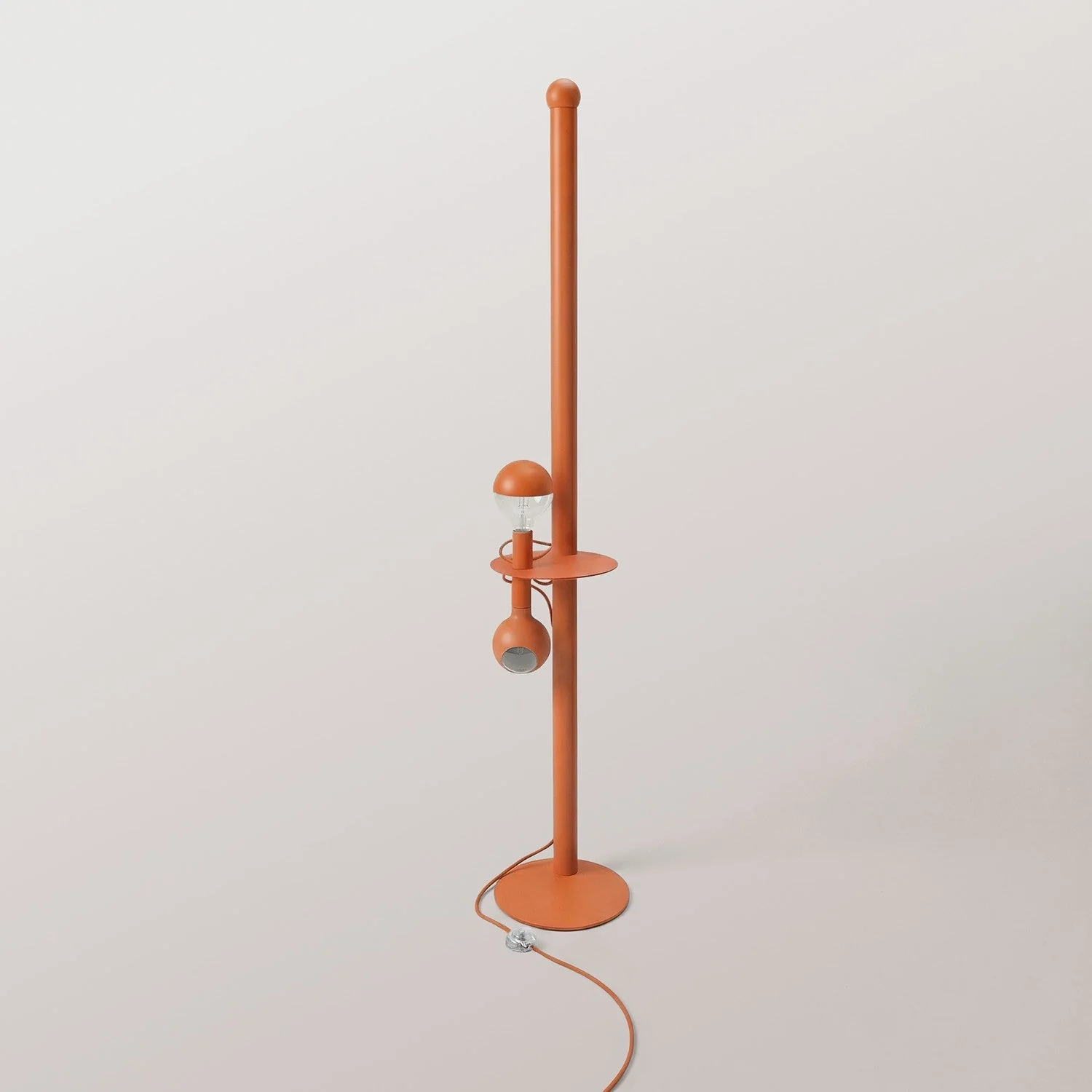 Rocco XXL - Stehlampe mit Glühbirne Maria und Camo - Orange - Image 6