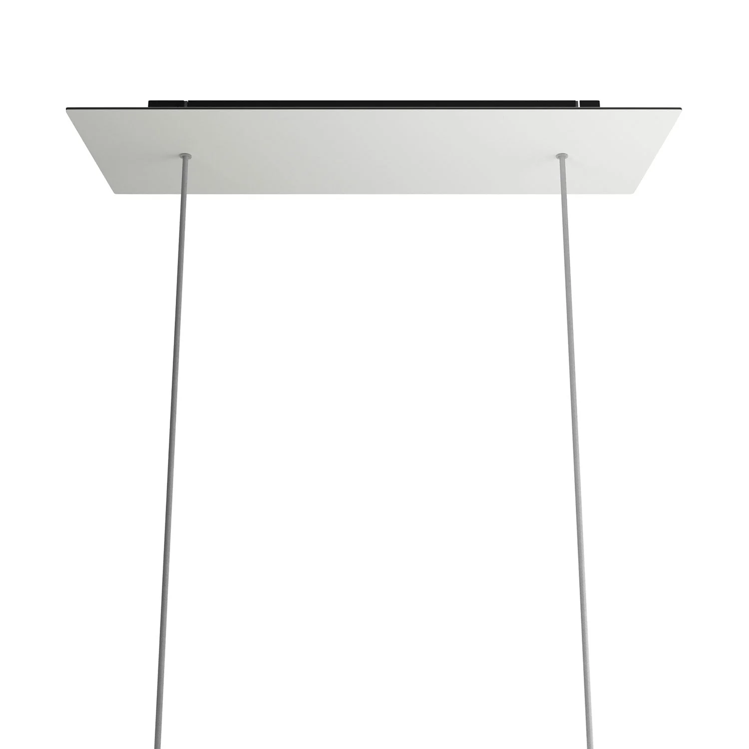 XXL-Baldachin Rose-One rechteckig mit 2 Löchern und 6 seitlichen Löchern, Maße 675 x 225 mm – Dibond Mattweiß - Image 7