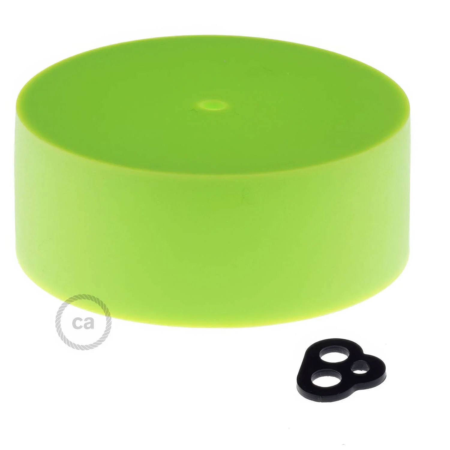 Kit zylindrischer Lampenbaldachin aus Silikon – Limette - Image 3