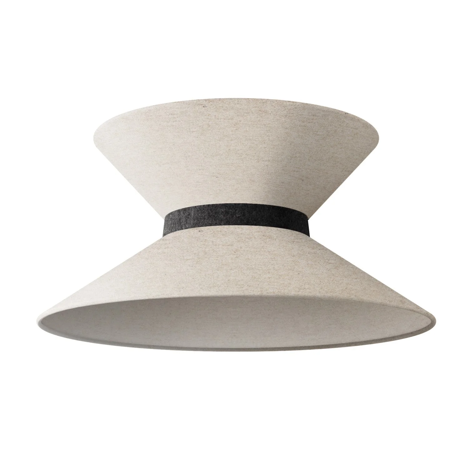 Stoffschirm Clessidra für Pendelleuchte – Wolle Beige - Image 10