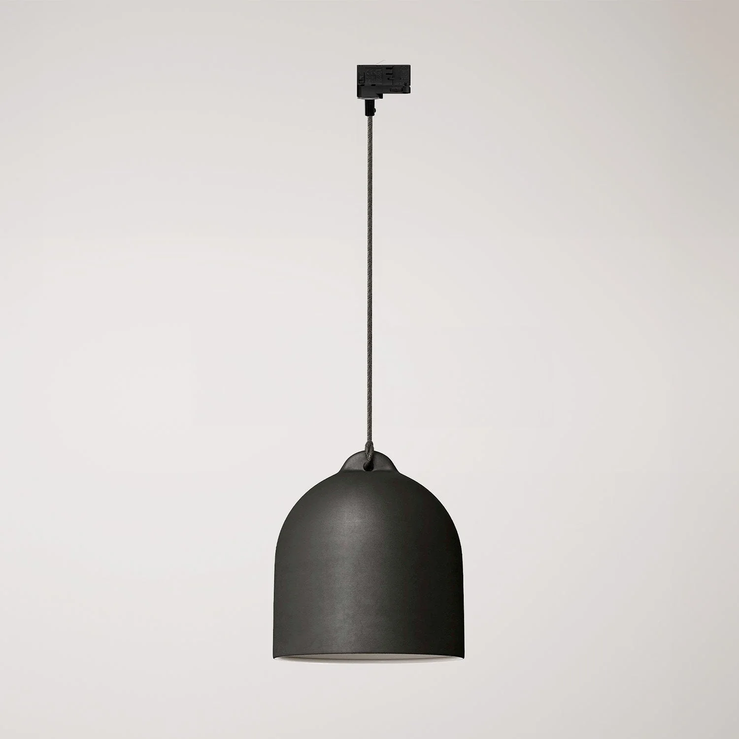 Schiene für Schienensystem mit Lampenschirm Campana M aus Keramik – Tafel
