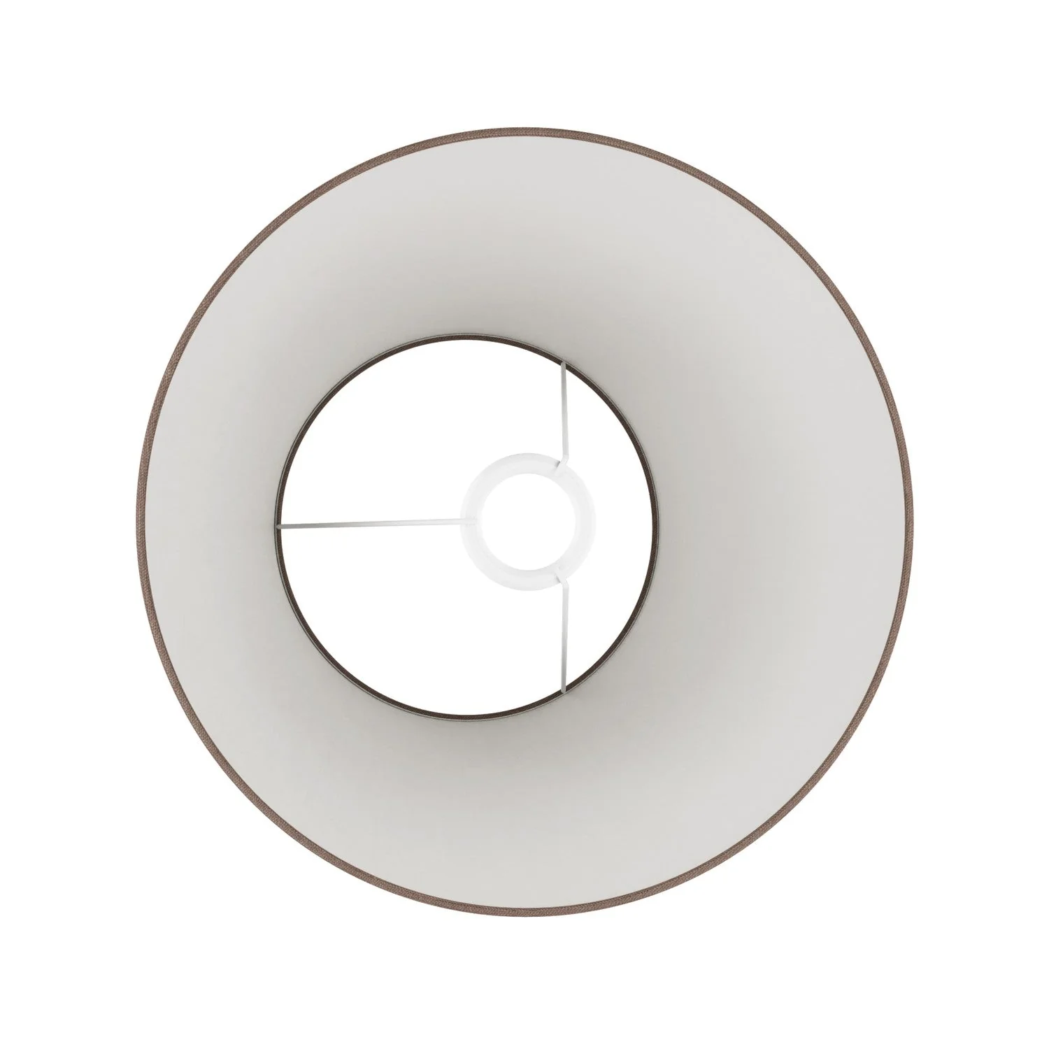 Impero-Lampenschirm M aus Stoff für Stehleuchte mit E27-Fassung – Made in Italy – Camelot Braun - Image 3