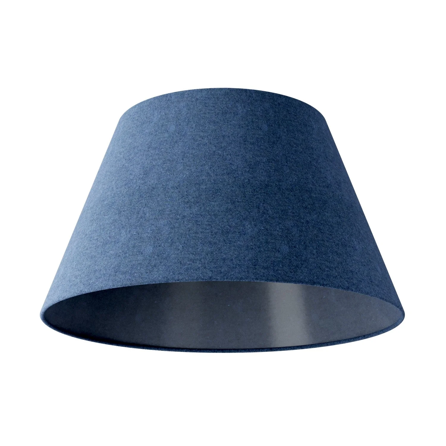 Schirm Impero M für Pendelleuchten mit E27-Fassung – Made in Italy – Blaue Wolle