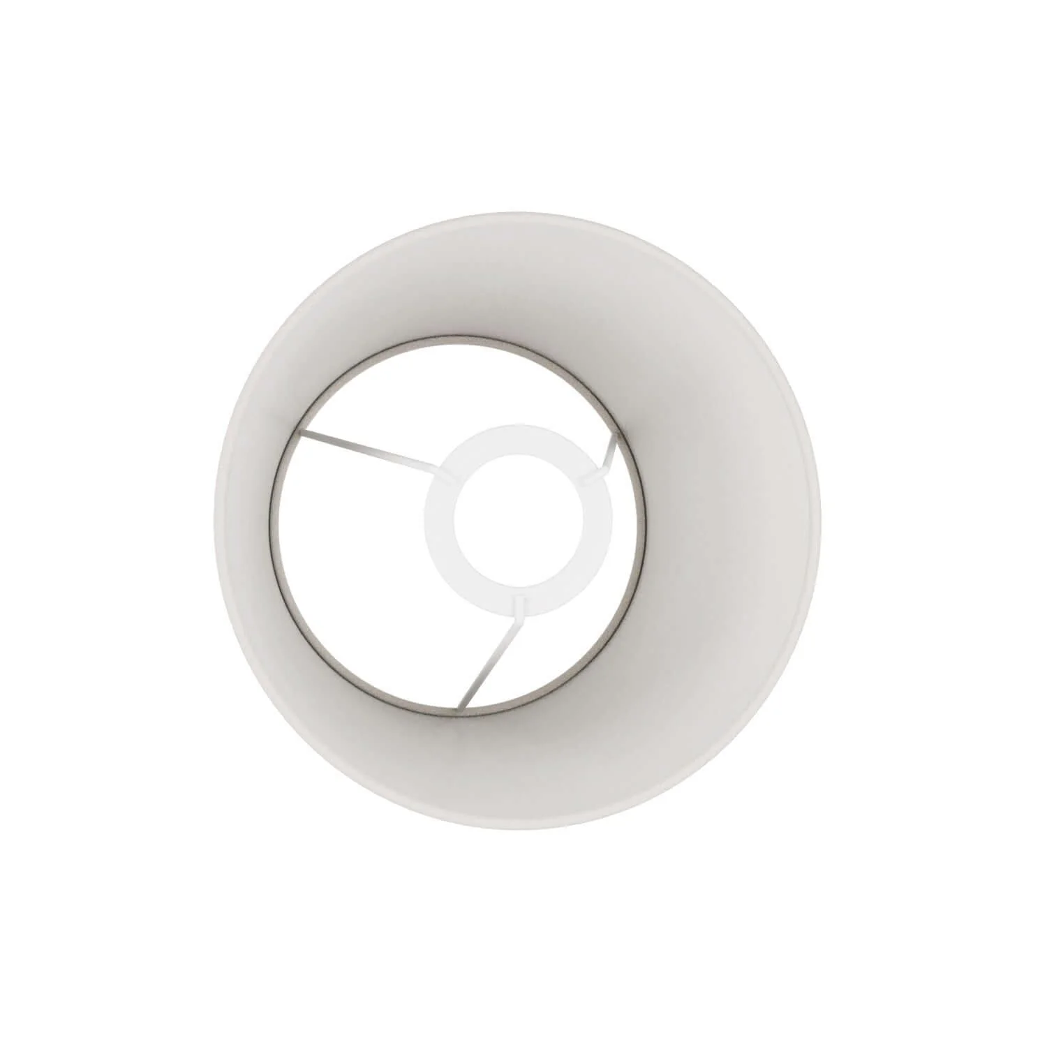 Impero Lampenschirm mit E27-Fassung für Tischleuchte oder Wandleuchte – Made in Italy – Helles Jutegewebe - Image 3