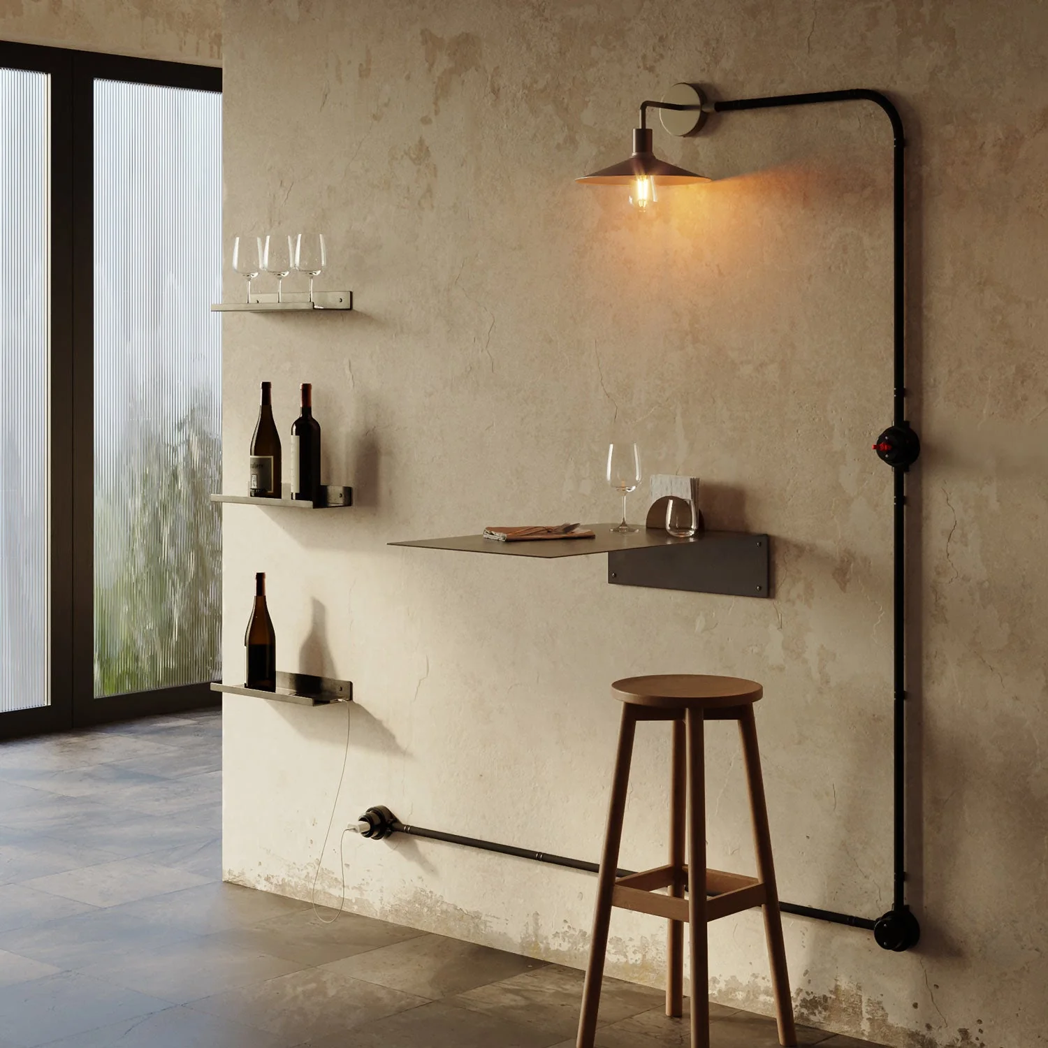 Sockel aus schwarzem Porzellan für Steckdose und Schalter/Wechselschalter, kompatibel mit Creative-Tubes – für 1 bis 4 Ausgänge. - Image 19