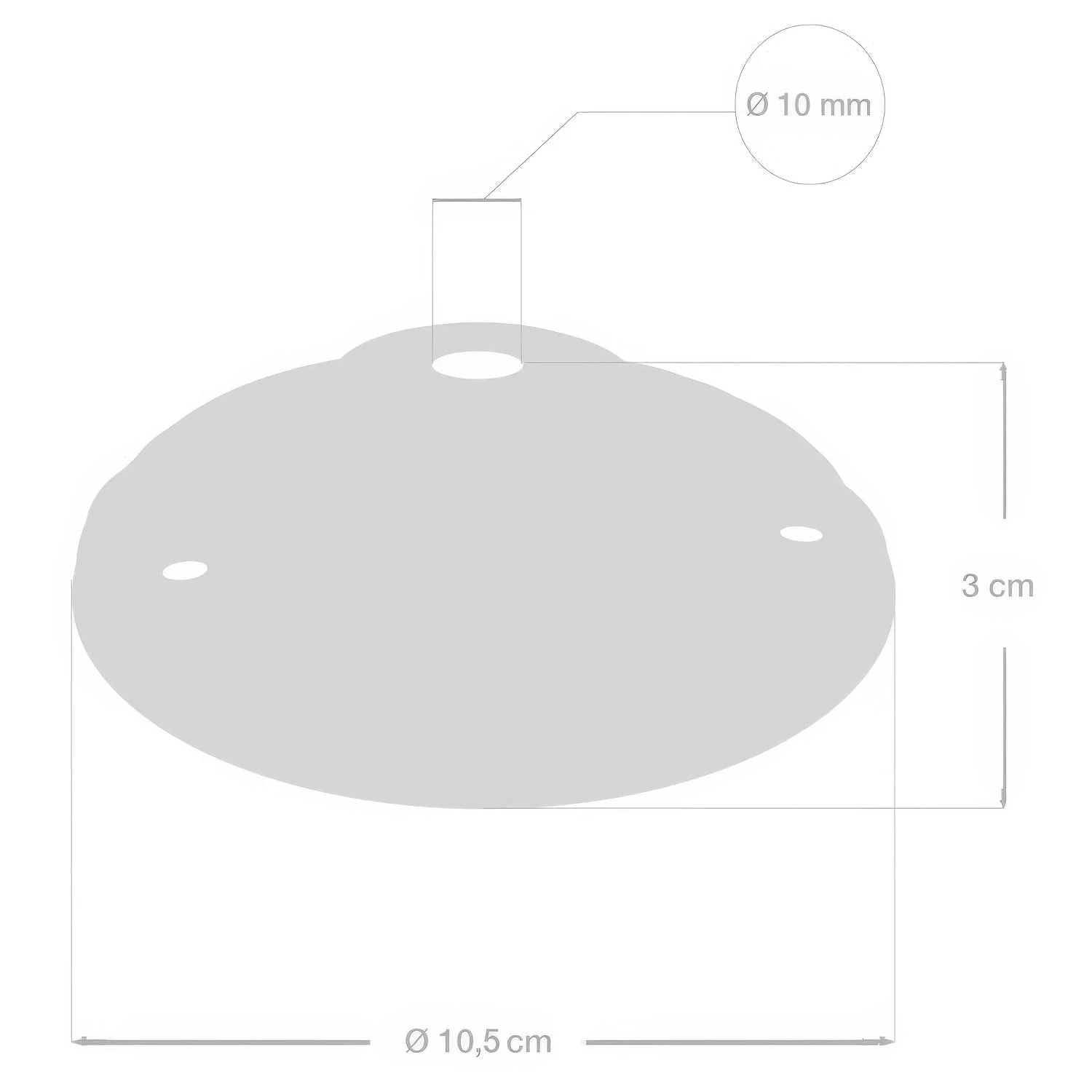 Rosetten-Kit aus Porzellan – Grau - Image 5