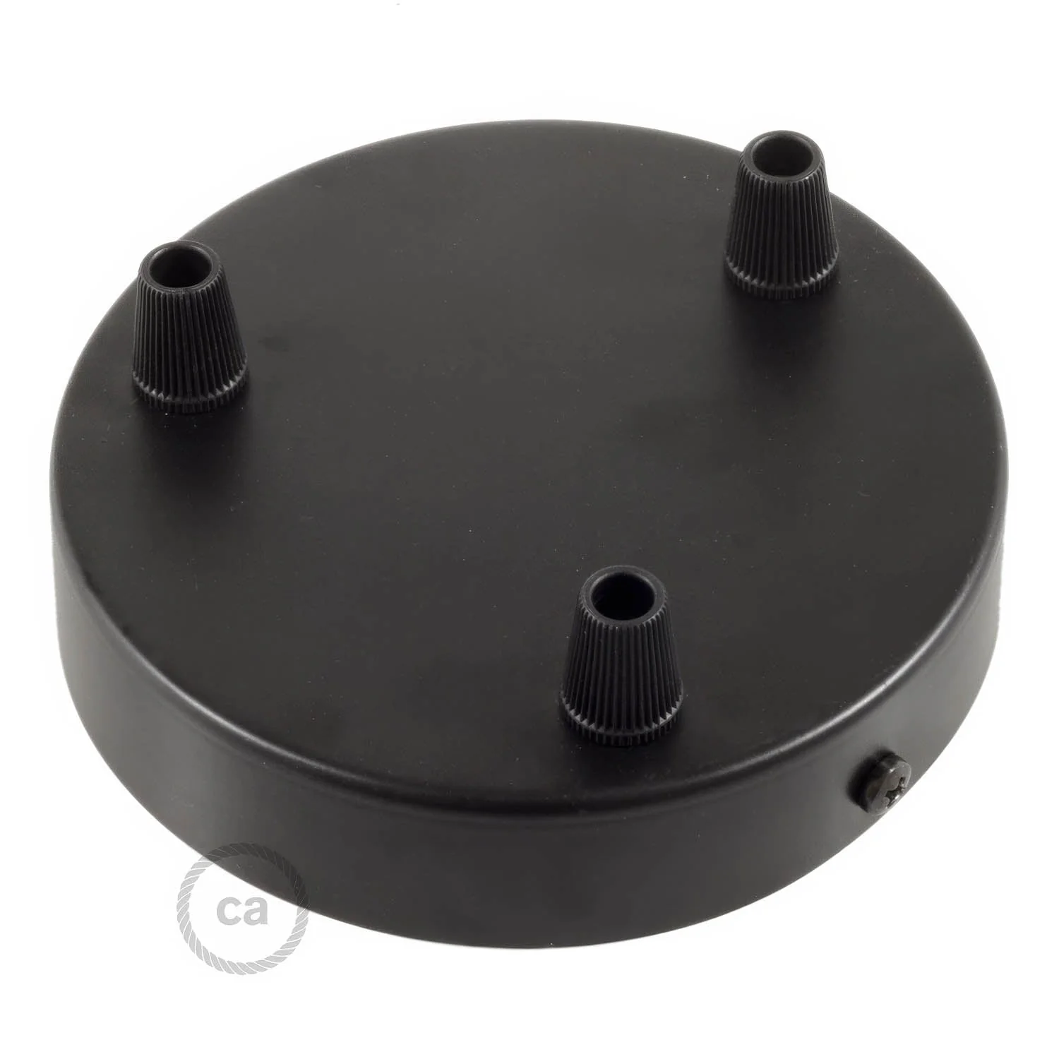 Zylindrisches Metall-Baldachin-Kit mit 3 Löchern – Schwarz - Image 2