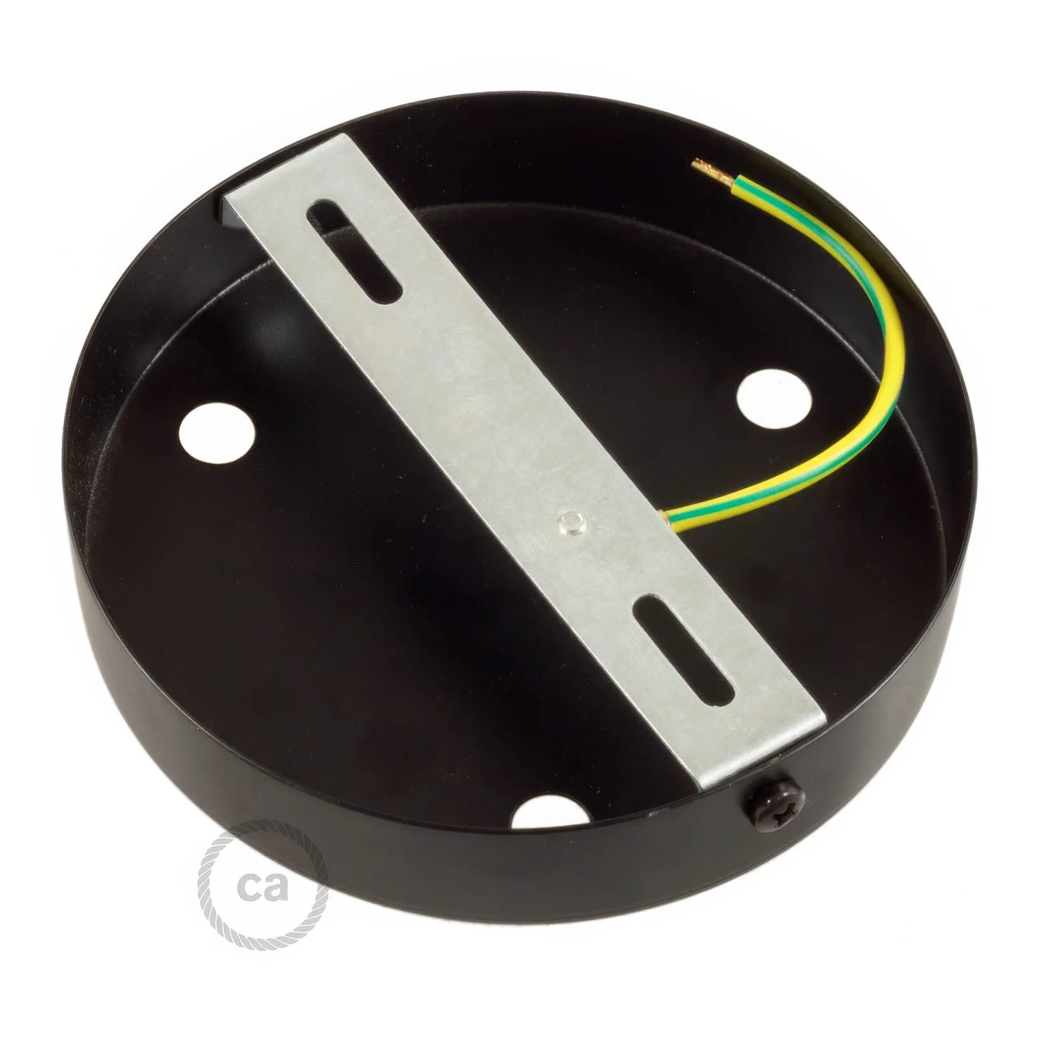 Zylindrisches Metall-Baldachin-Kit mit 3 Löchern – Schwarz - Image 4