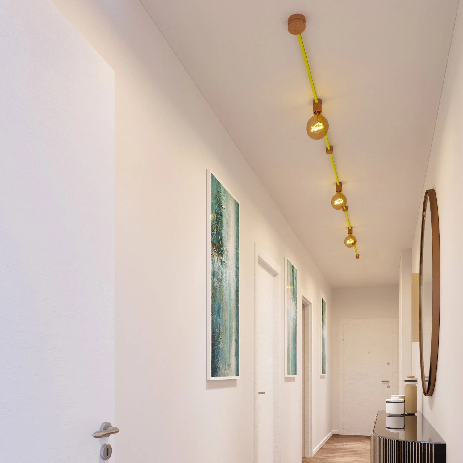 Filé Linear Kit-System – mit 5 m CF10-Kabel für Lichterketten und 7 Holzelementen für den Innenbereich - Image 2