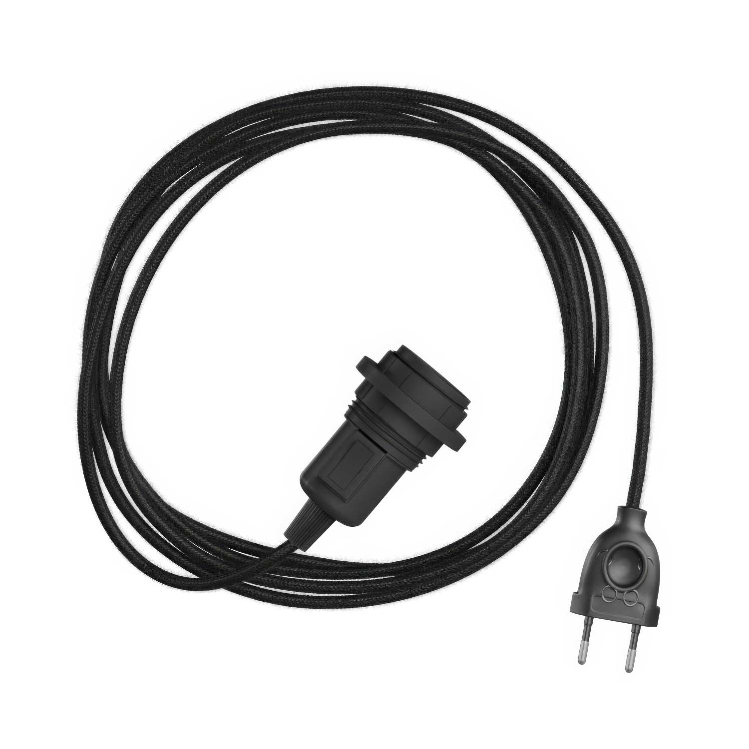 Snake für Lampenschirm – Plug-in-Lampe mit farbigem Textilkabel RC04