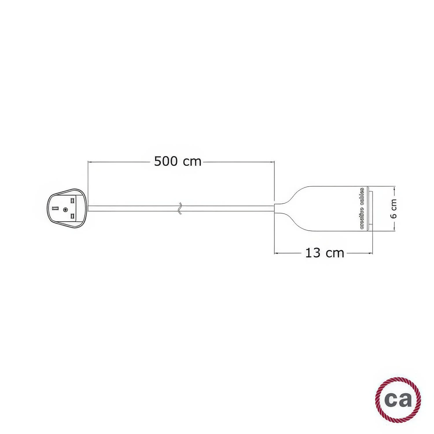 Snake Modulair Pastell, tragbare Außenleuchte, 5 m Textilkabel, IP65-Lampenfassung und UK-Stecker – Zuckerblau - Image 4