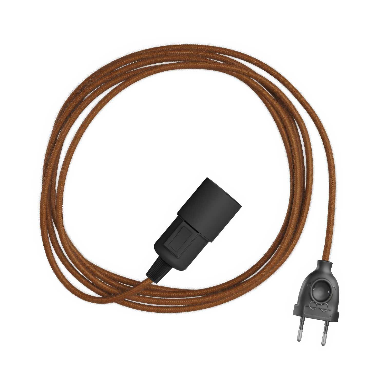 Snake – Plug-in-Leuchte mit buntem Stoffkabel RC23