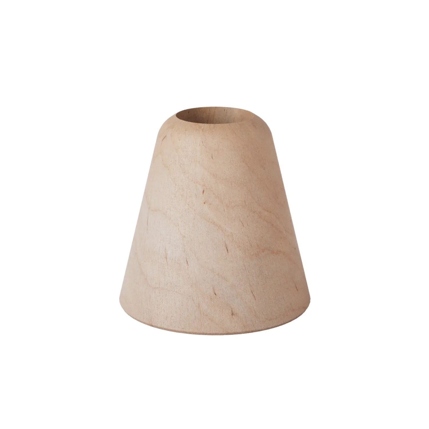 Lampensockel aus Holz - Kegel
