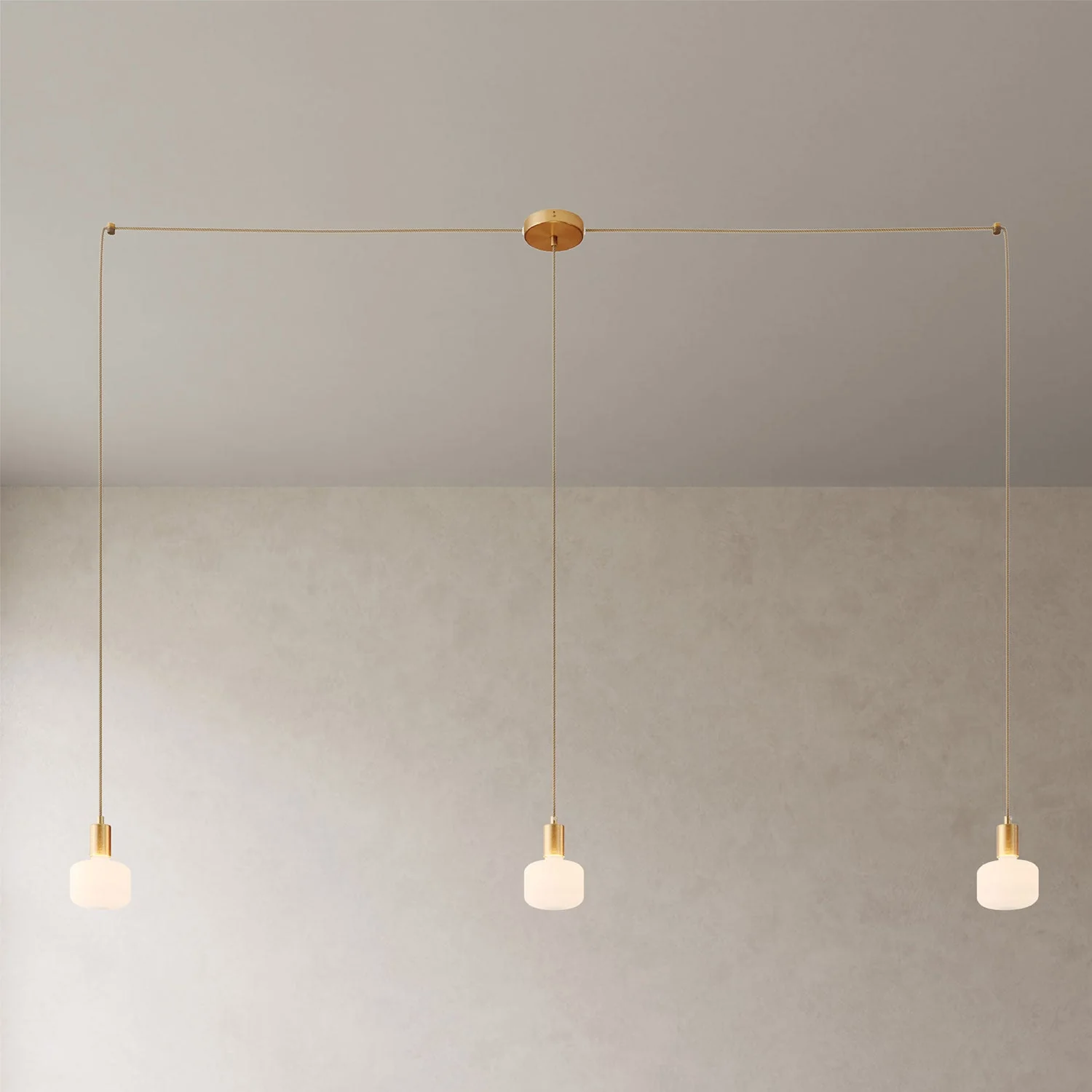 Spider – Mehrfach-Pendelleuchte mit 3 Abhängungen und Metallfinish – Satinbronze - Image 3