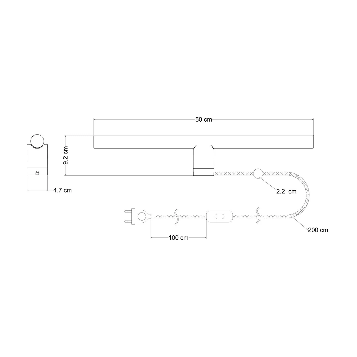 Lampe Spostaluce esse14 mit S14d-Fassung – Weiß - Image 5