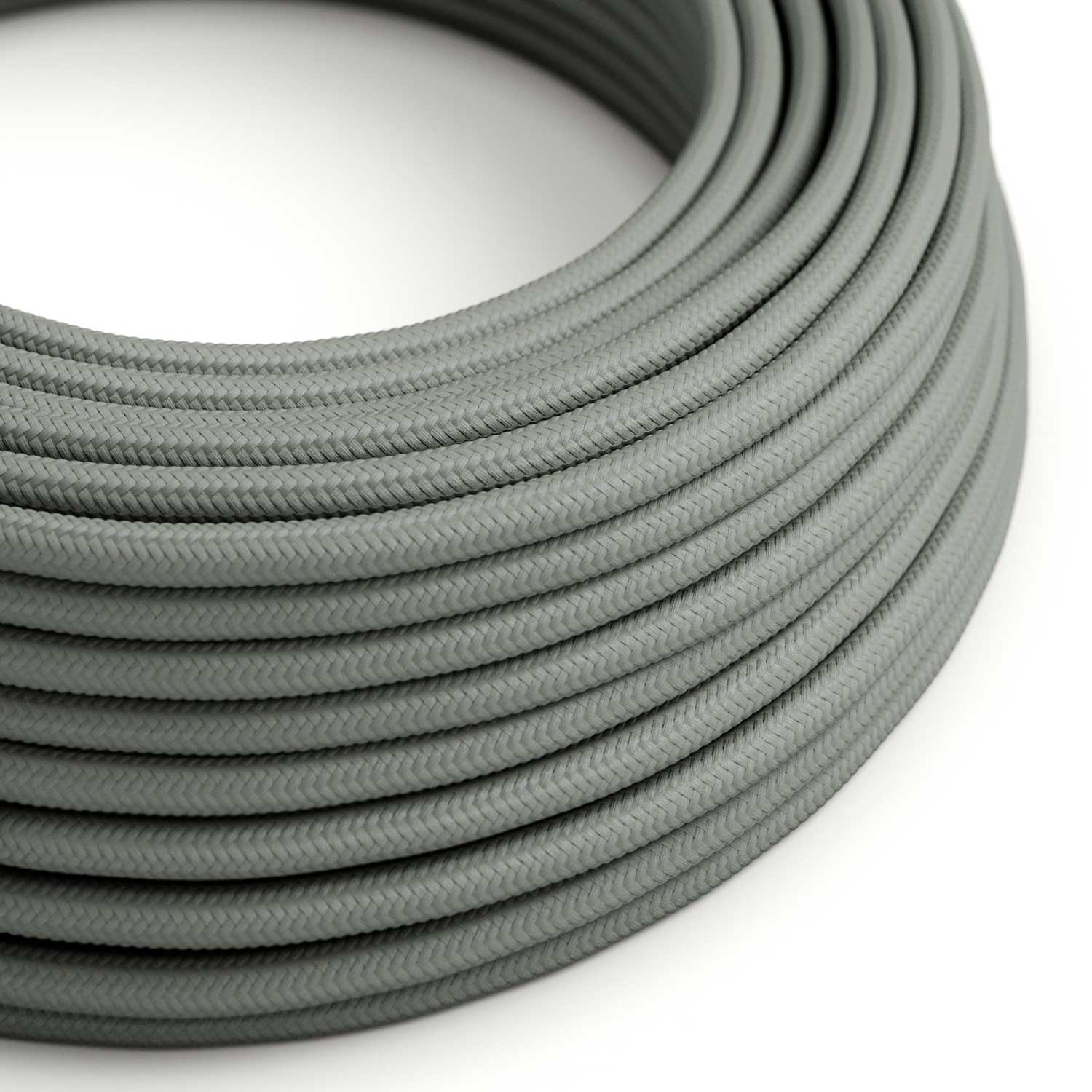 Textilkabel - Graues Rayon RM03 - UL-zertifiziert