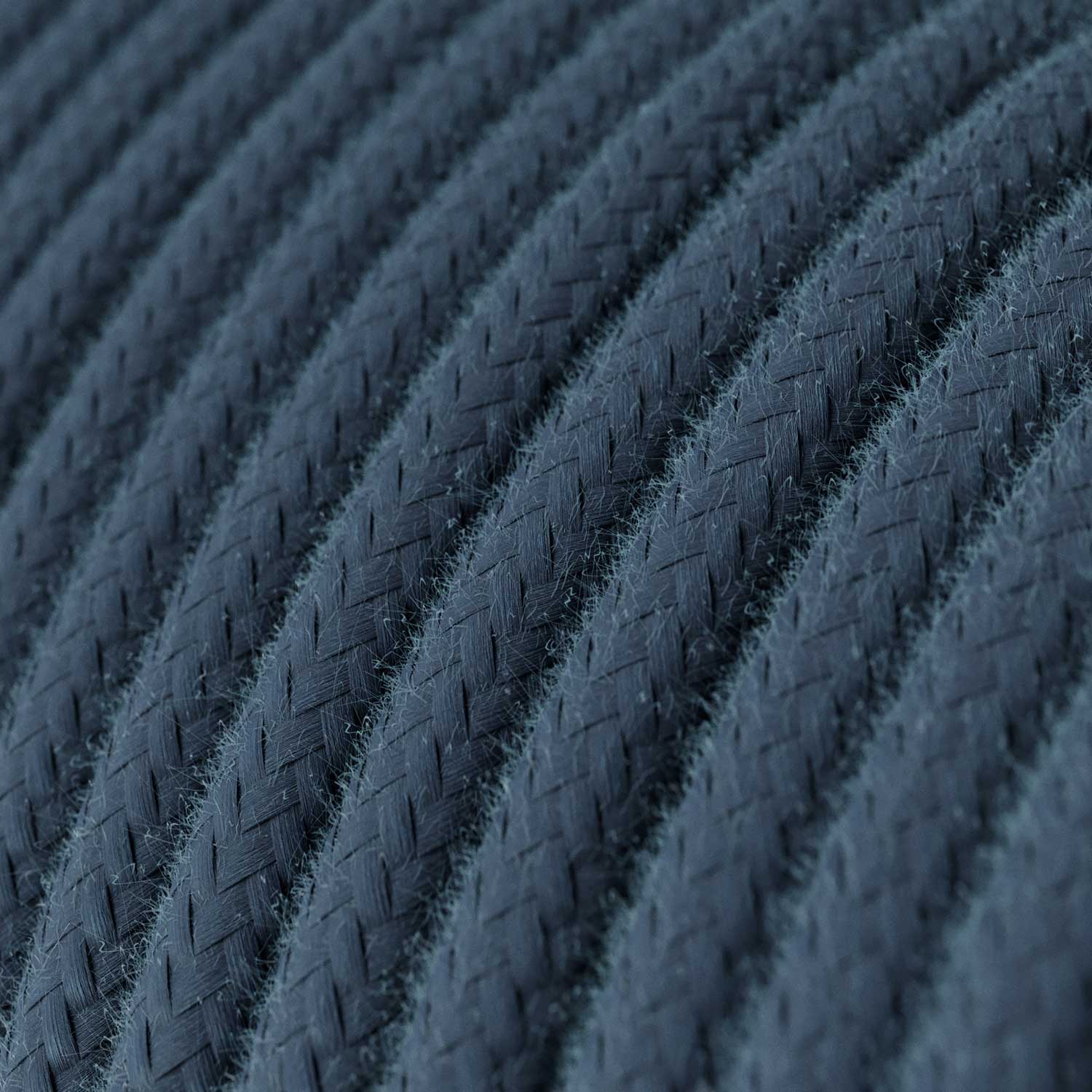Stoffummanteltes Kabel – Stone Blue Cotton RC30 – UL-zertifiziert - Image 2