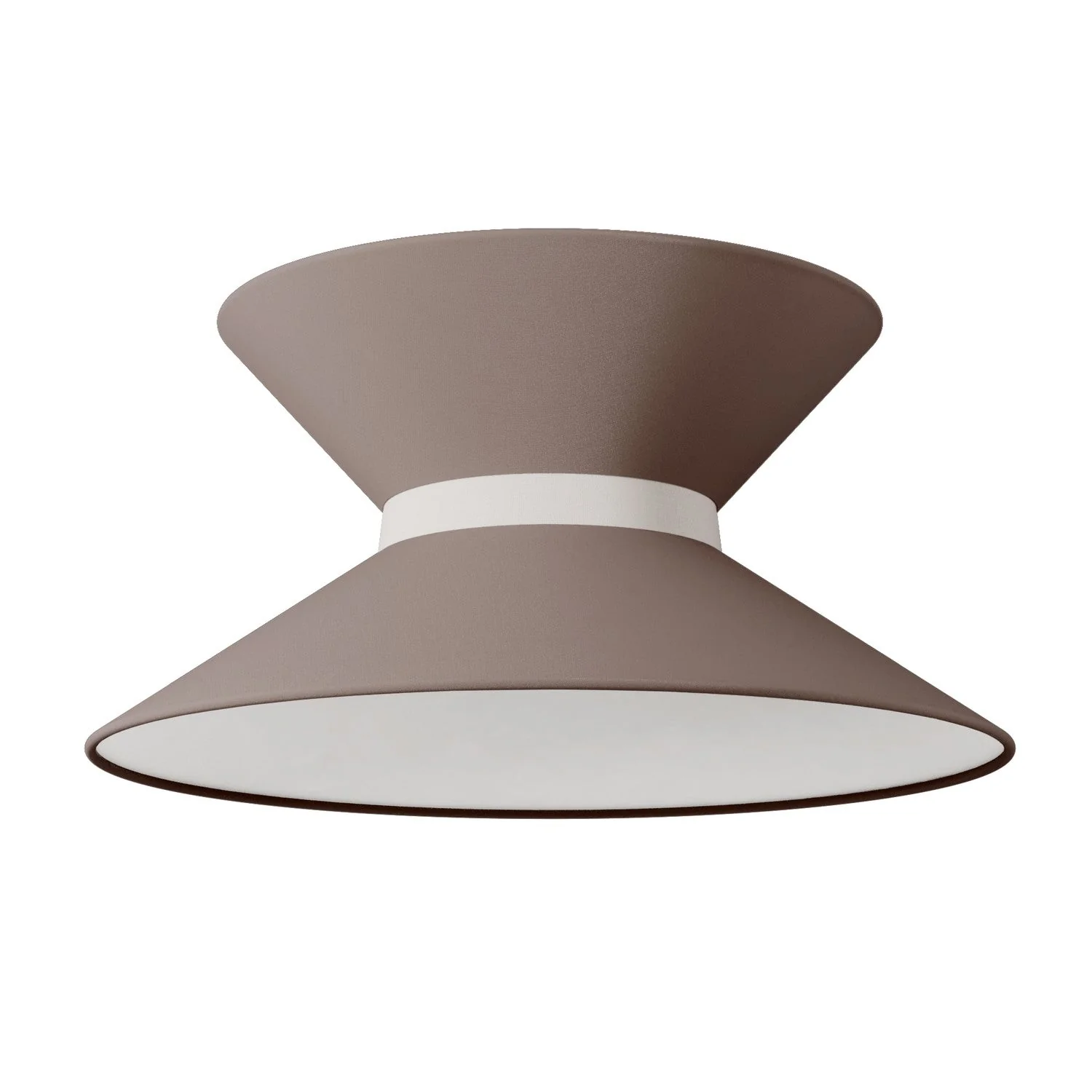 Stoffschirm Clessidra Arenal aschegrau – Made in Italy