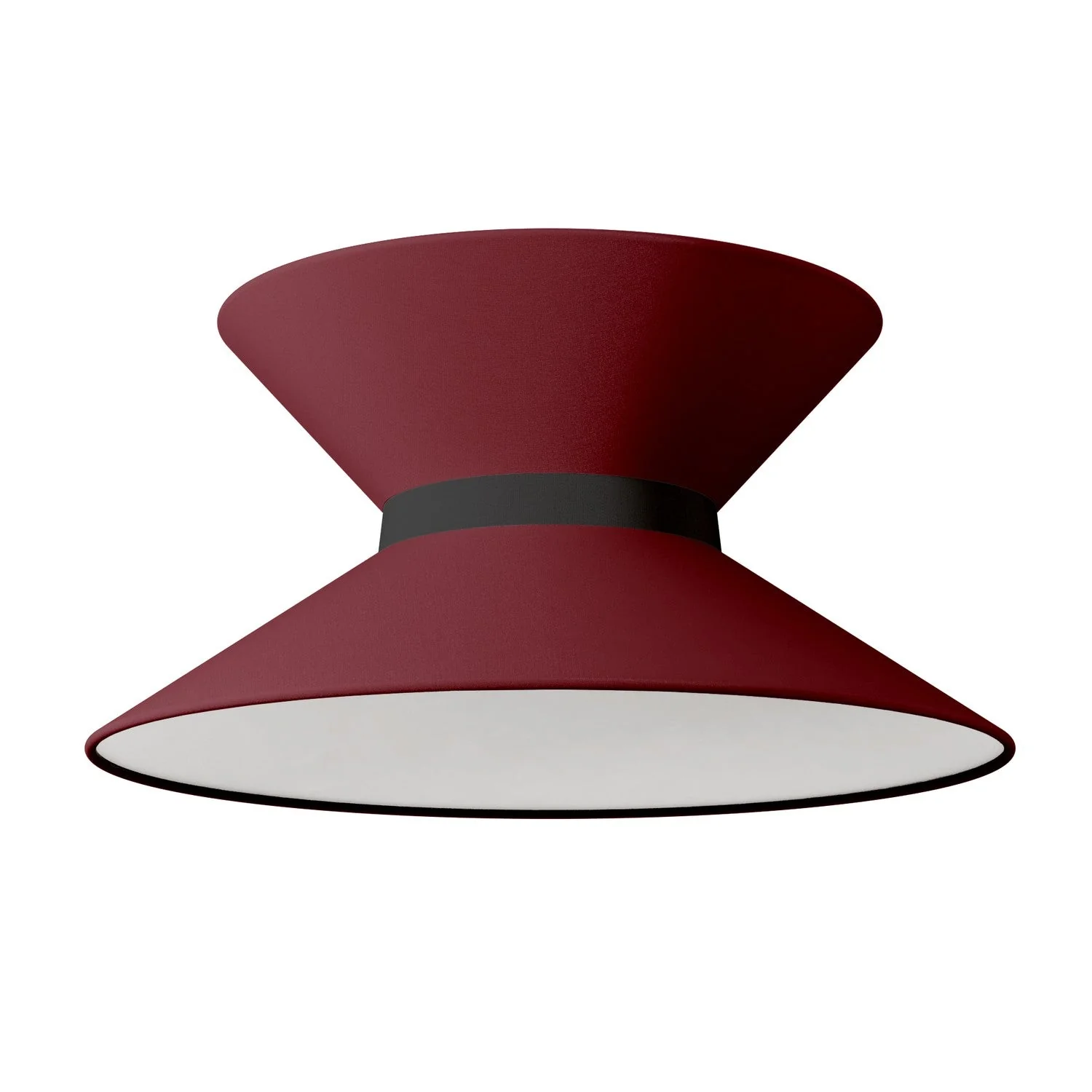 Lampenschirm aus Stoff Clessidra für Pendelleuchte – Arenal Bordeaux - Image 10