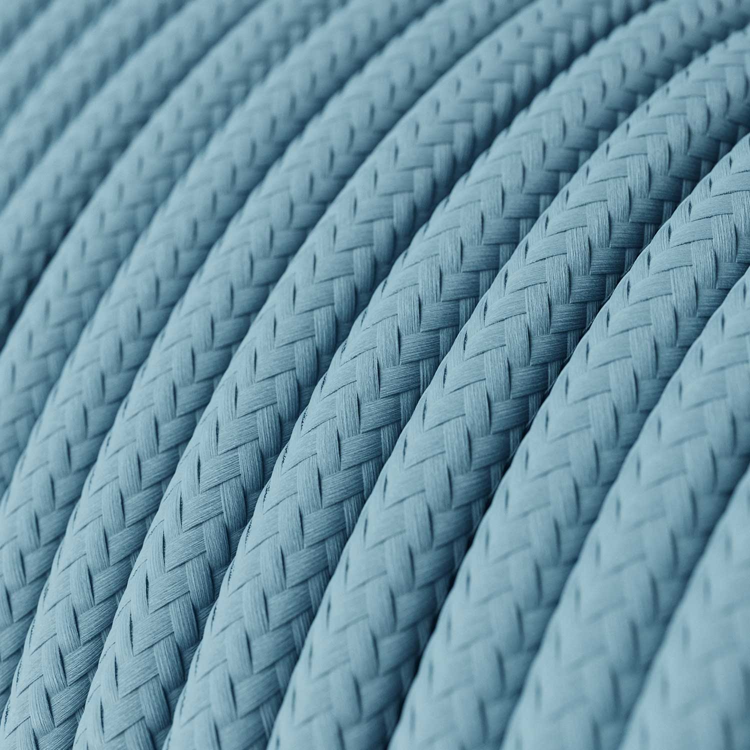 Stoffkabel – Babyblau Rayon RM17 – UL-gelistet - Image 2