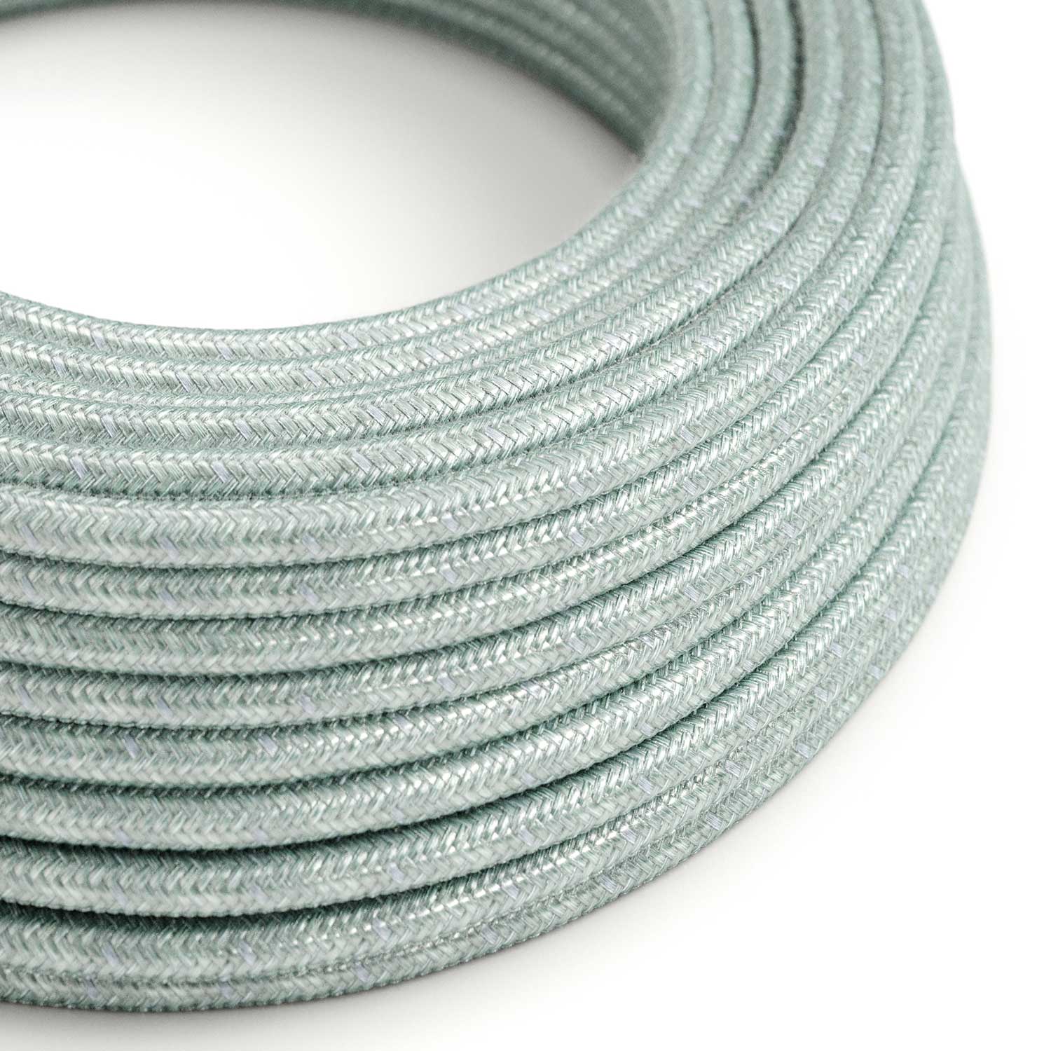 Stoffummanteltes Kabel – Blue Haze Baumwolle RX12 – UL-gelistet