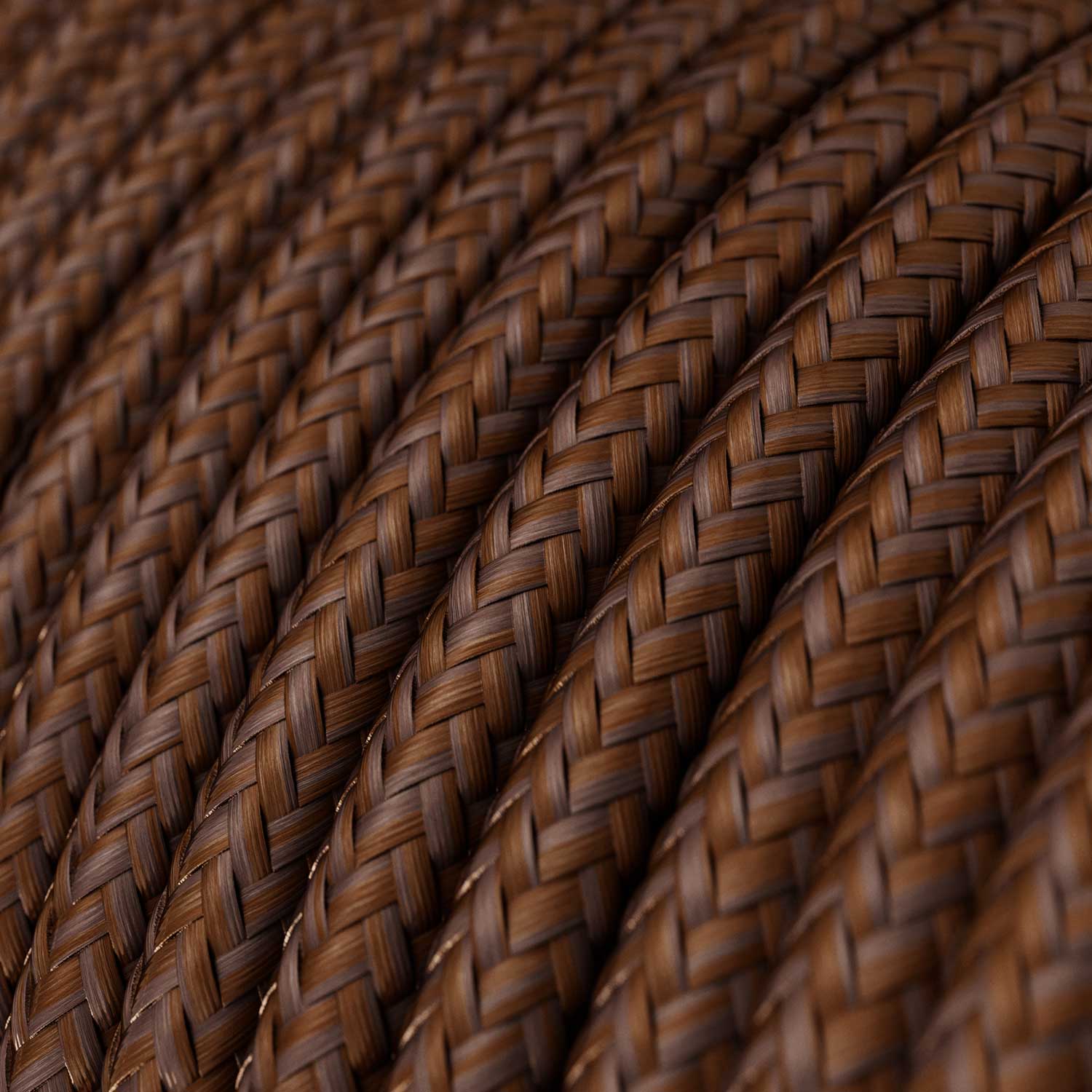 Textilkabel für Beleuchtung in Rostfarbe – Das Original Creative Cables, ideal für klassische und moderne Leuchten – RM36 - Image 2
