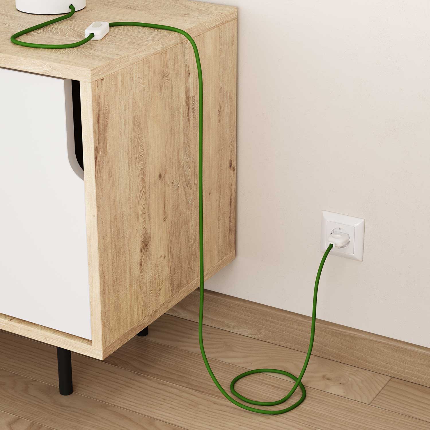 Textilkabel für Beleuchtung Limegrün – Das Original von Creative Cables, ideal für kreative Lampen – RM18 - Image 3