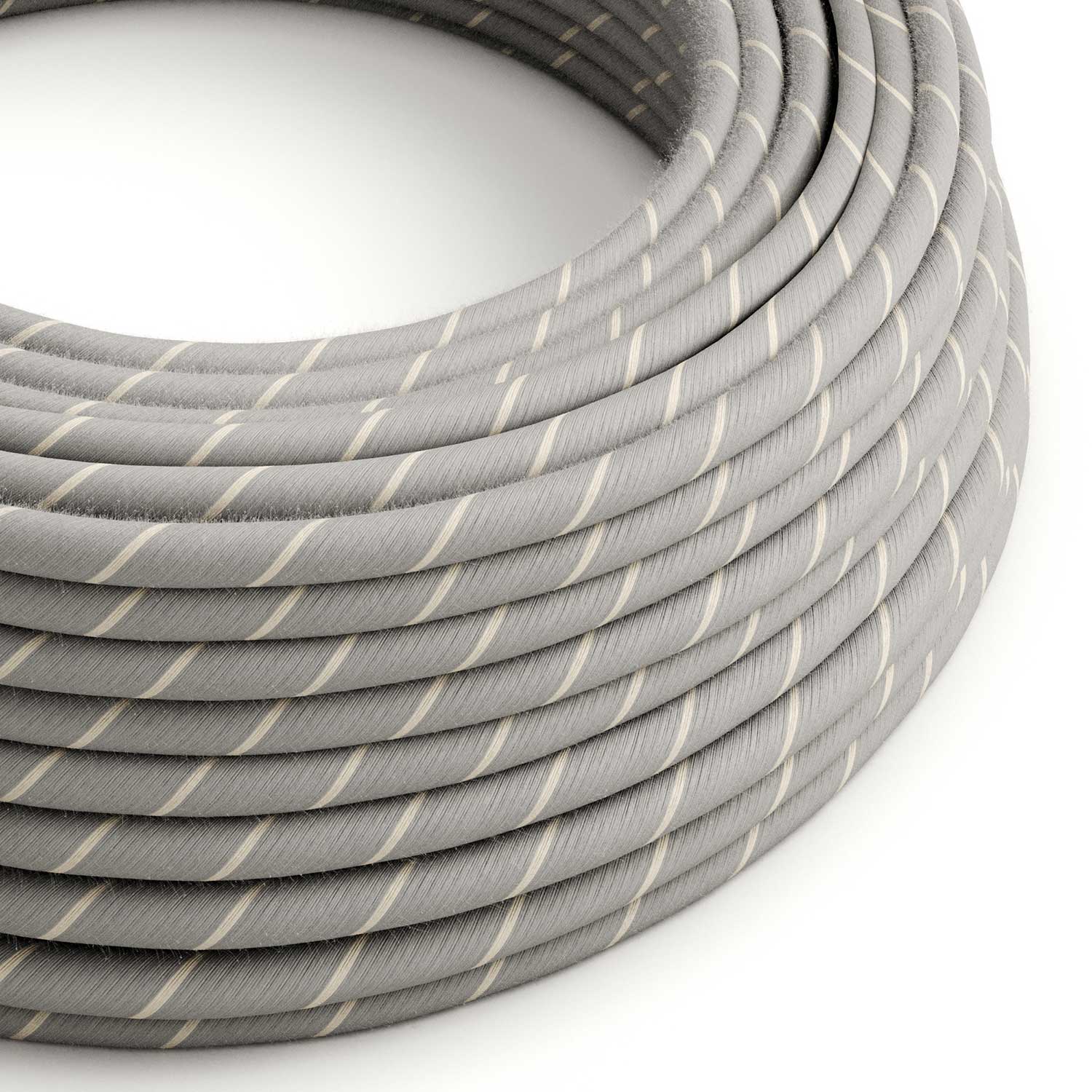 Textilkordel aus Baumwolle und Leinen Zabaione Vertigo – Das Original Creative Cables, für exklusive Lampen – ERD22
