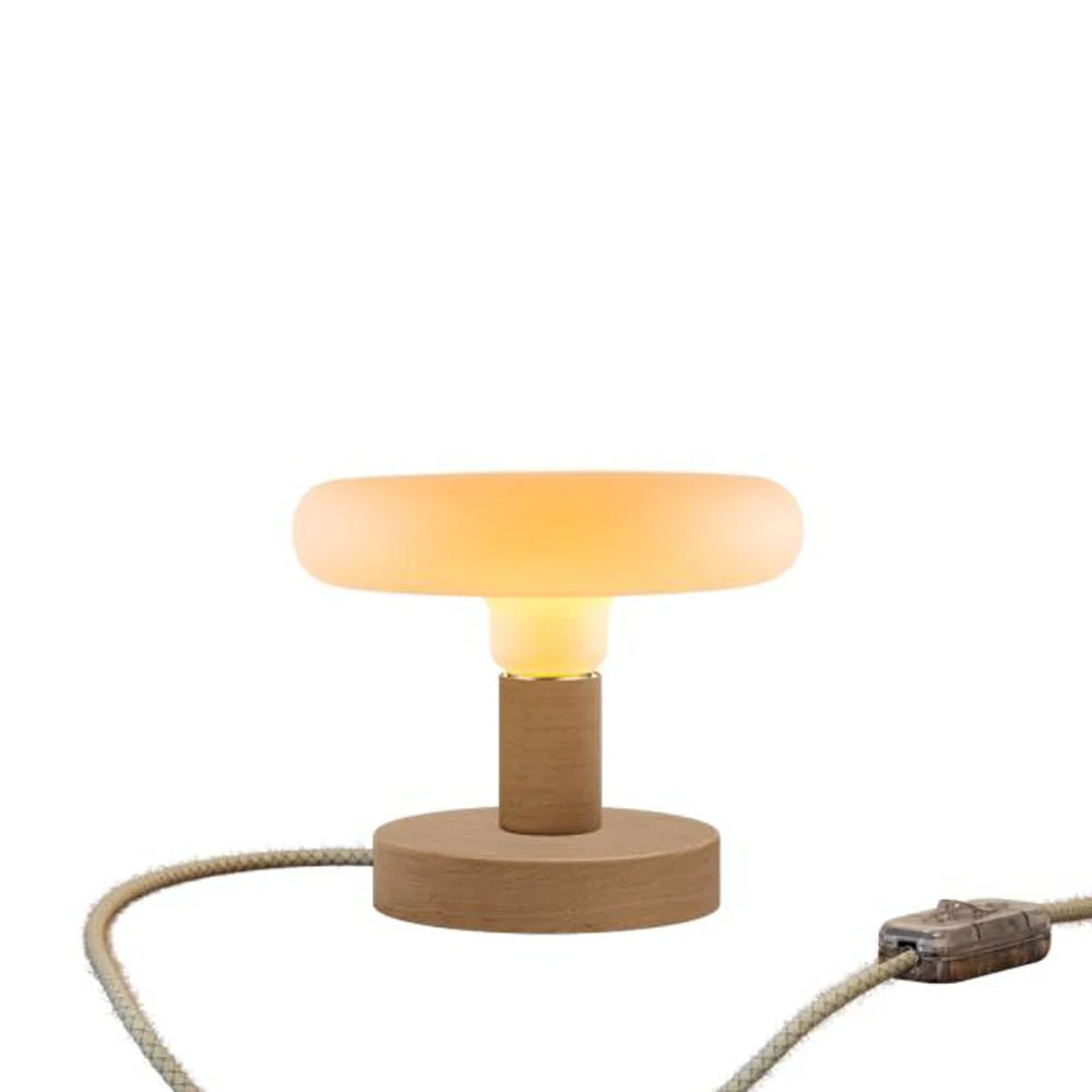 Tischlampe Posaluce Dash aus Holz – Natur