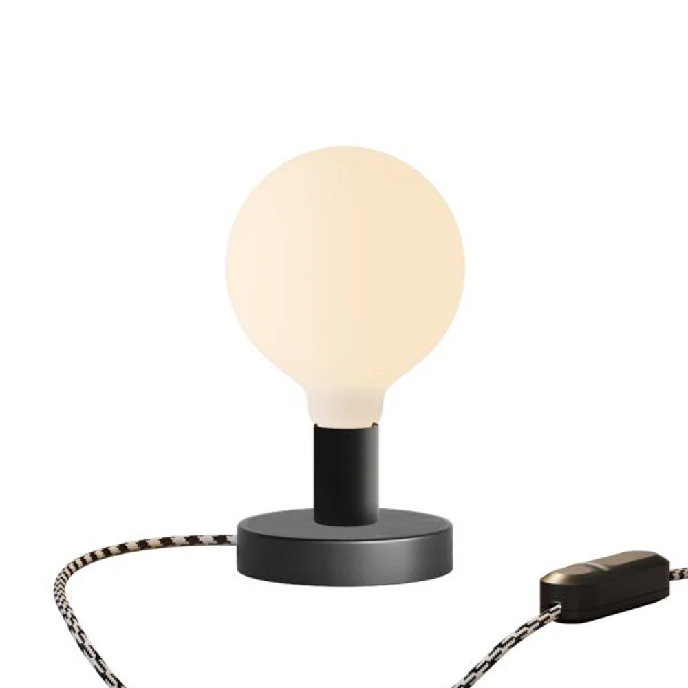 Tischlampe Posaluce Globo aus Metall mit UK-Stecker – Schwarz - Image 5