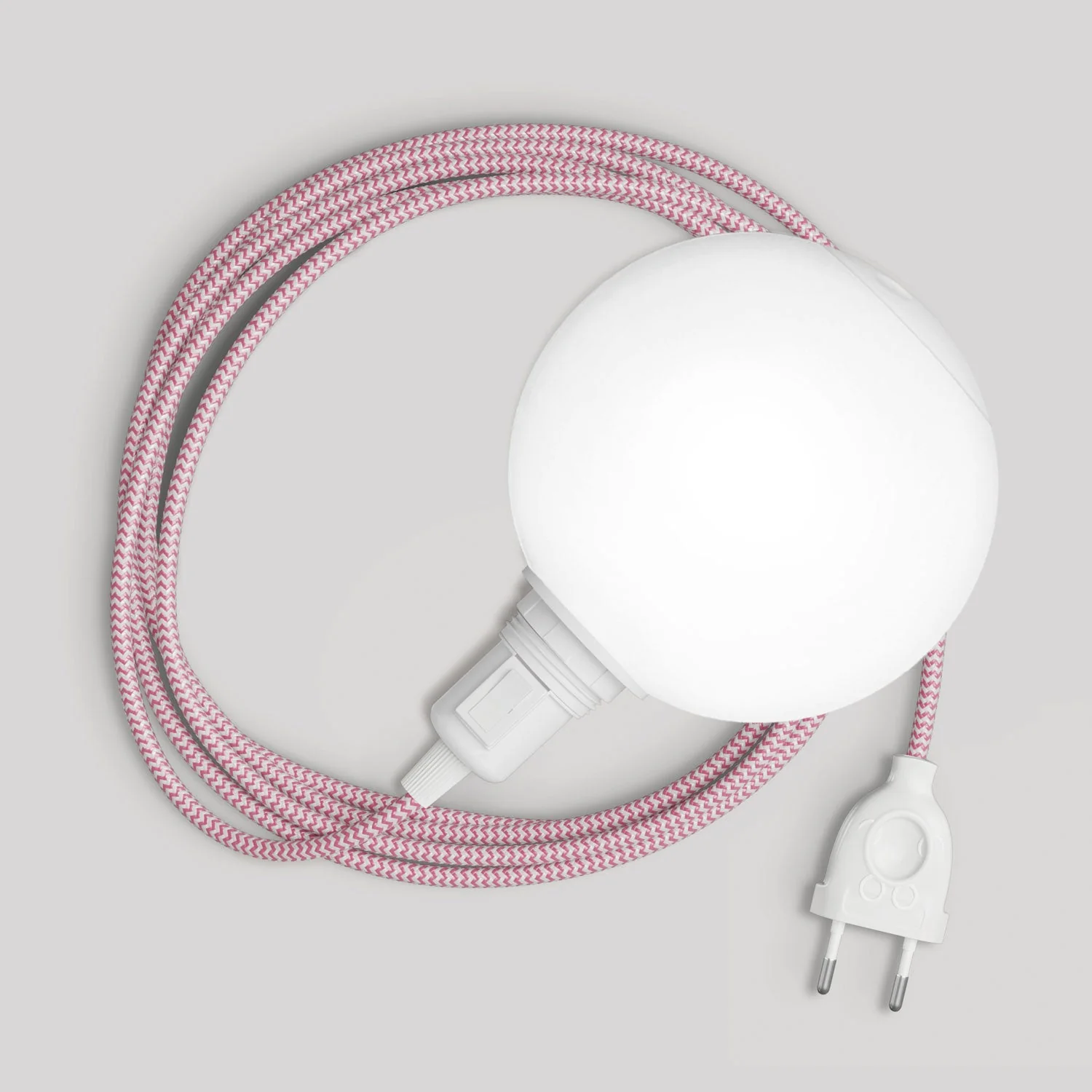 Tragbare Snake-Lampe mit Schalter an der Fassung, Stecker, unzerbrechlichem Unbreak-a-Ball Schirm und Kabel RZ08