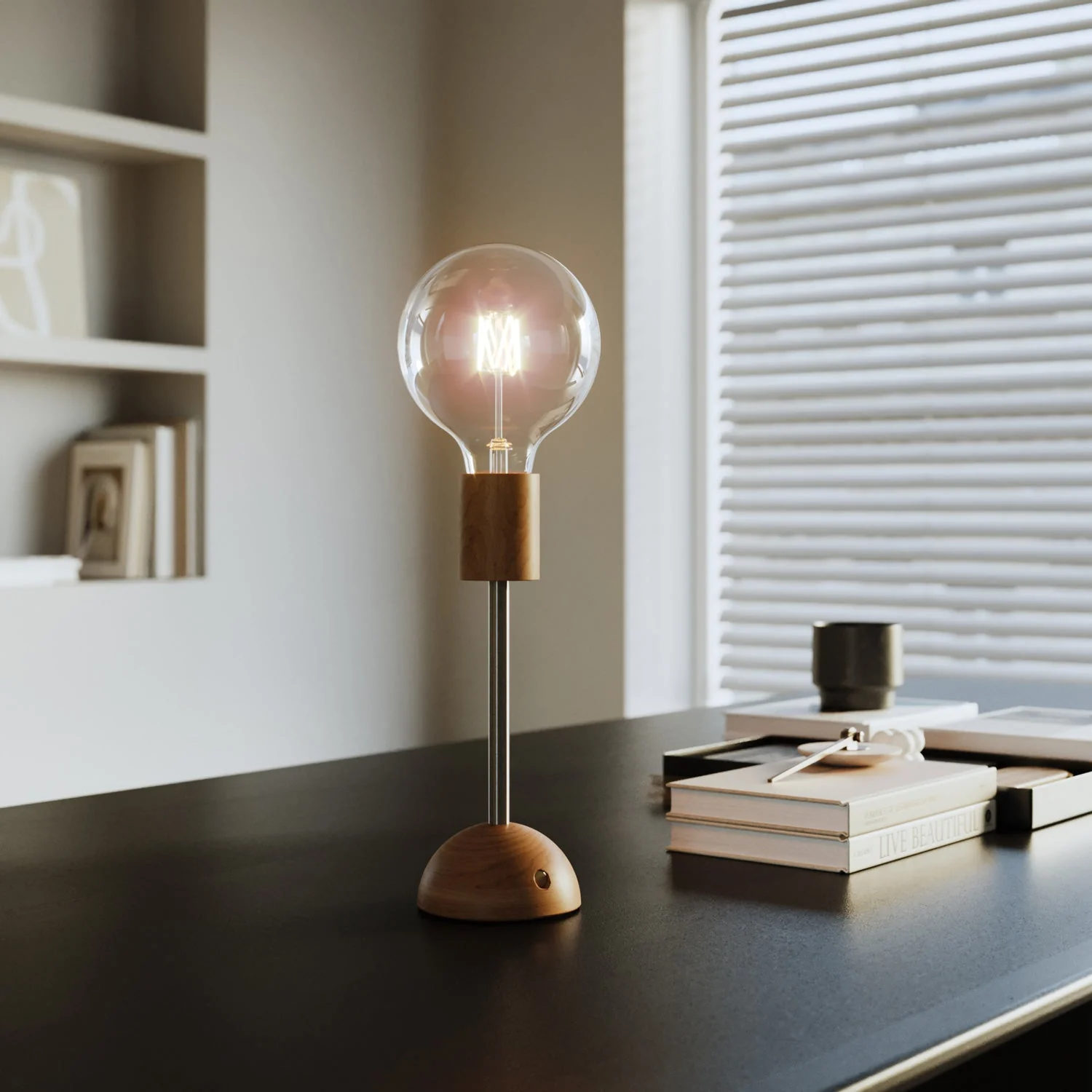 Tragbare, wiederaufladbare Lampe Cabless02 mit G125-Globe – Neutral - Image 4