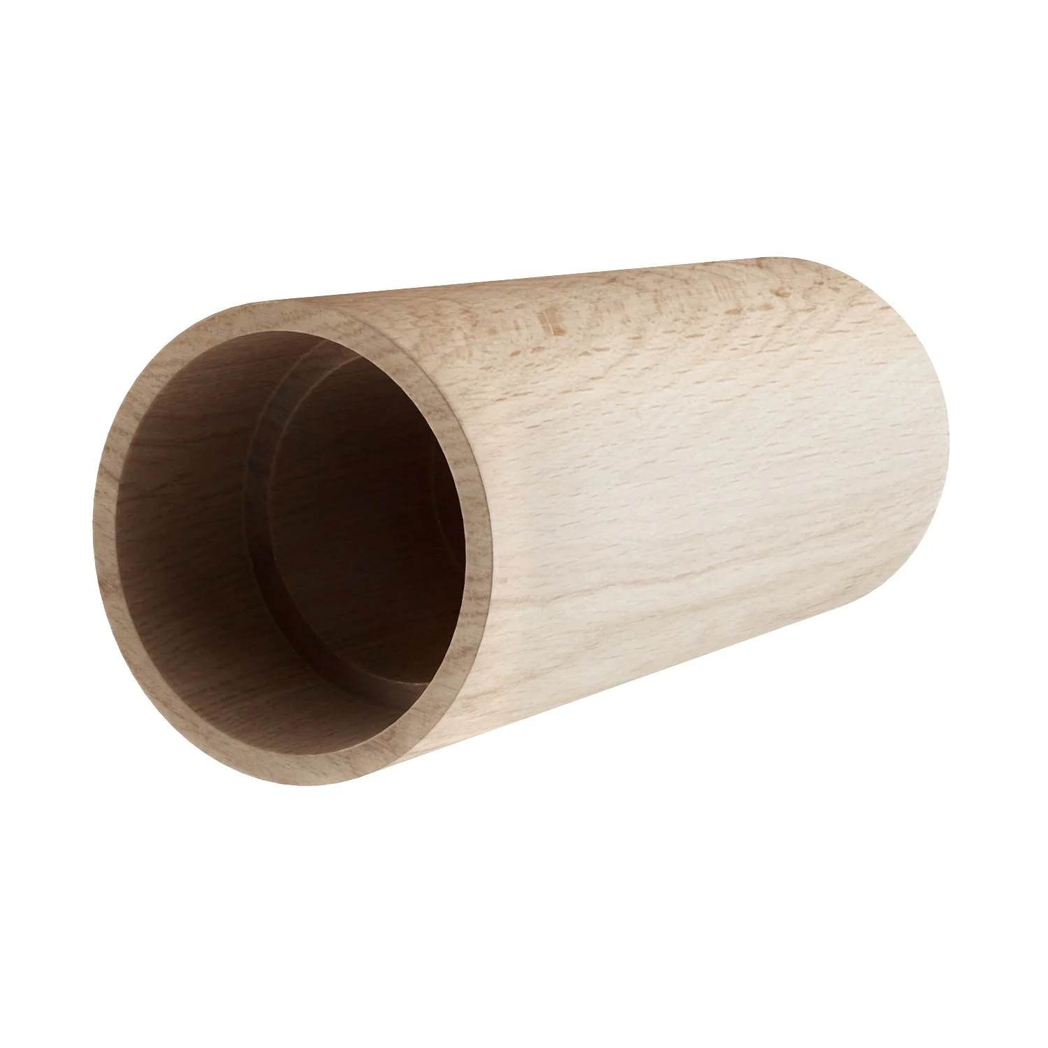 Tub-E27, Lampenschirm aus Holz für Spotleuchte mit E27-Doppelringfassung - Natur - Image 3