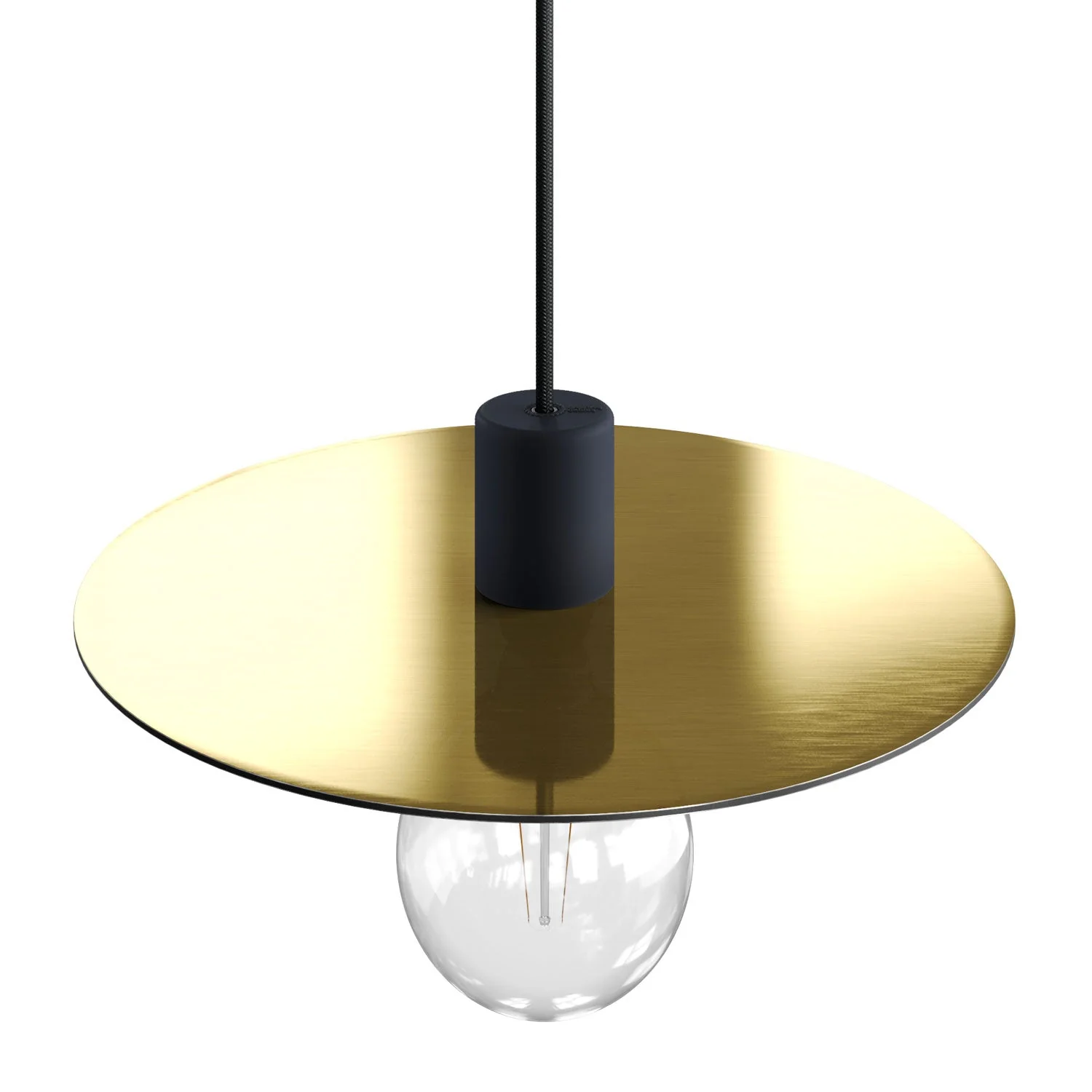Ellepì Übergröße-Teller aus Dibond für Outdoor-Pendelleuchten, Durchmesser 40 cm – Made in Italy – Kupfer und Bronze - Image 2