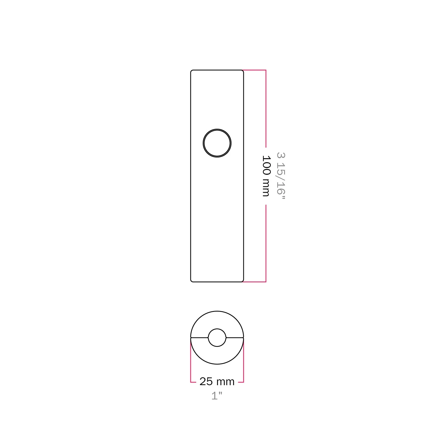 Universaldimmer mit Druckknopf für Glühlampen und dimmbare LED-Lampen – Transparent - Image 5
