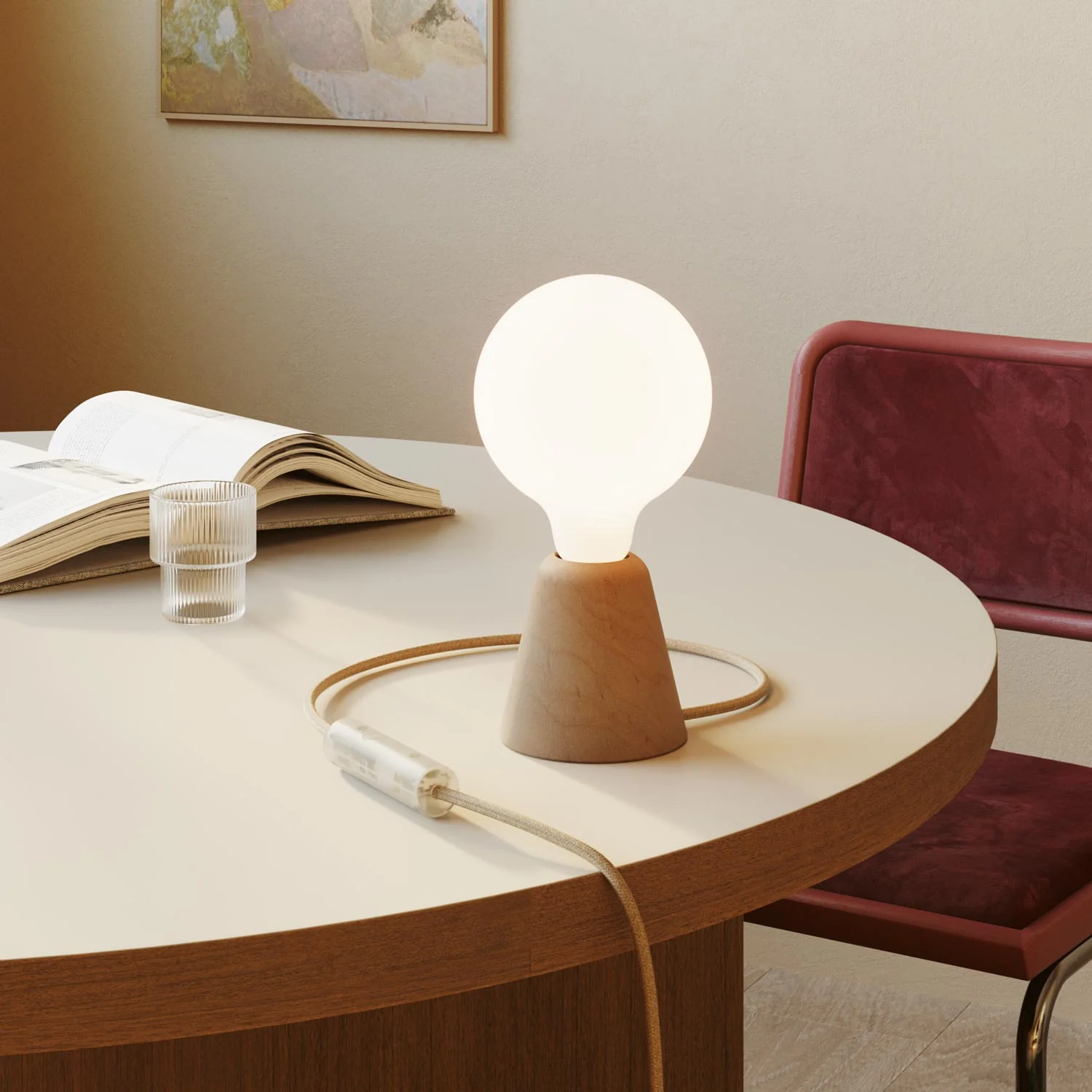 Universaldimmer mit Tastfunktion und Erdungsanschluss für Glühbirnen und dimmbare LEDs – Transparent - Image 4