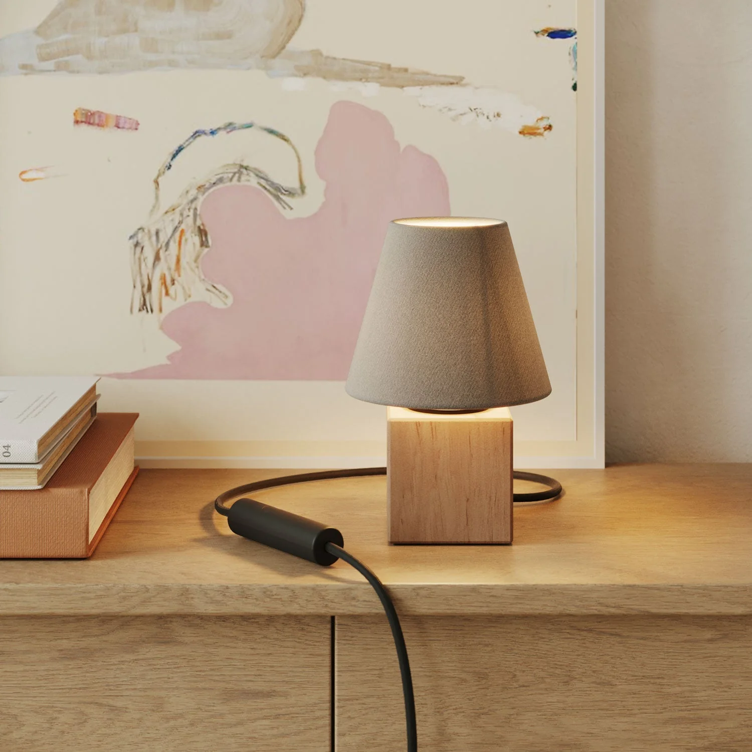 Universaldimmer mit Taster und Erdung für Glüh- und dimmbare LED-Lampen – Schwarz - Image 4