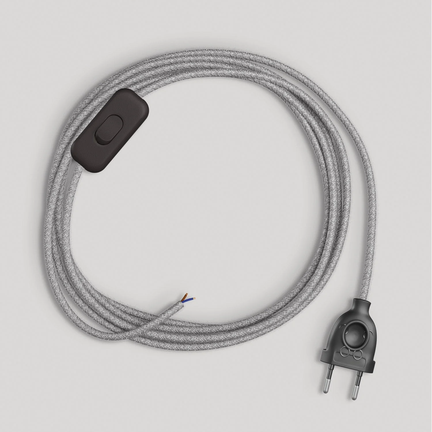 Verdrahtung für Lampe mit grauem Leinenkabel 1,80 m - Image 4