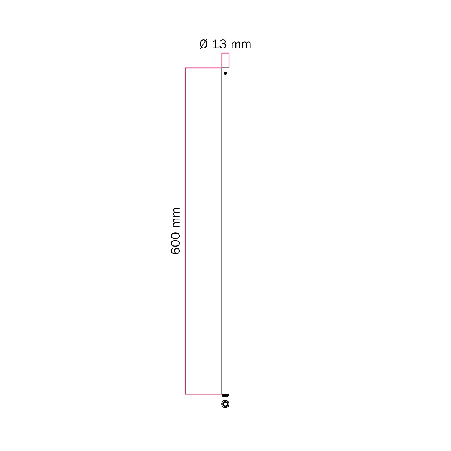 Verlängerungsrohr aus Metall für Stehlampen MAG-Y - Satiniertes Bronze - Image 3