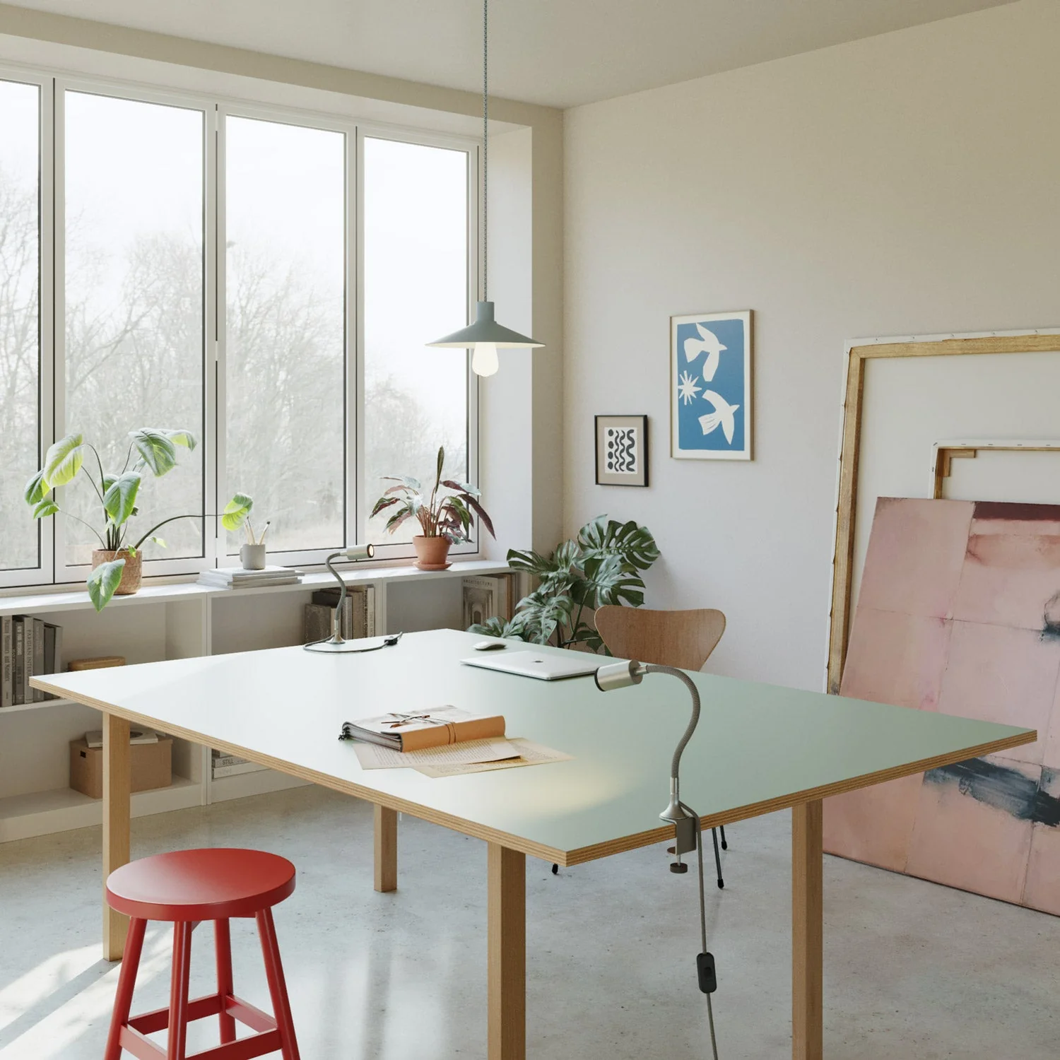 Schwenkbarer MAG-Y-Spot mit Klammer und UK-Stecker – Satin-Titan - Image 3