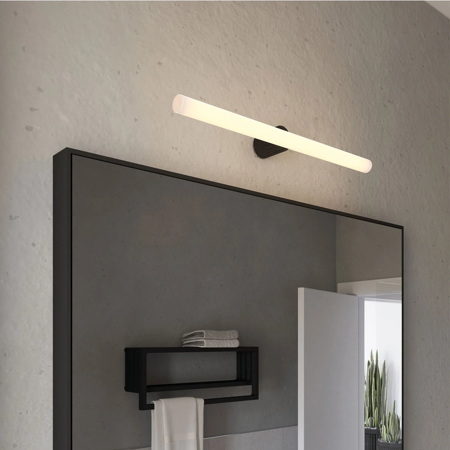 Esse14 Wandleuchte oder Deckenleuchte für LED-Glühbirne S14d - Wasserdicht IP44 - Wengé-Effekt - Image 4