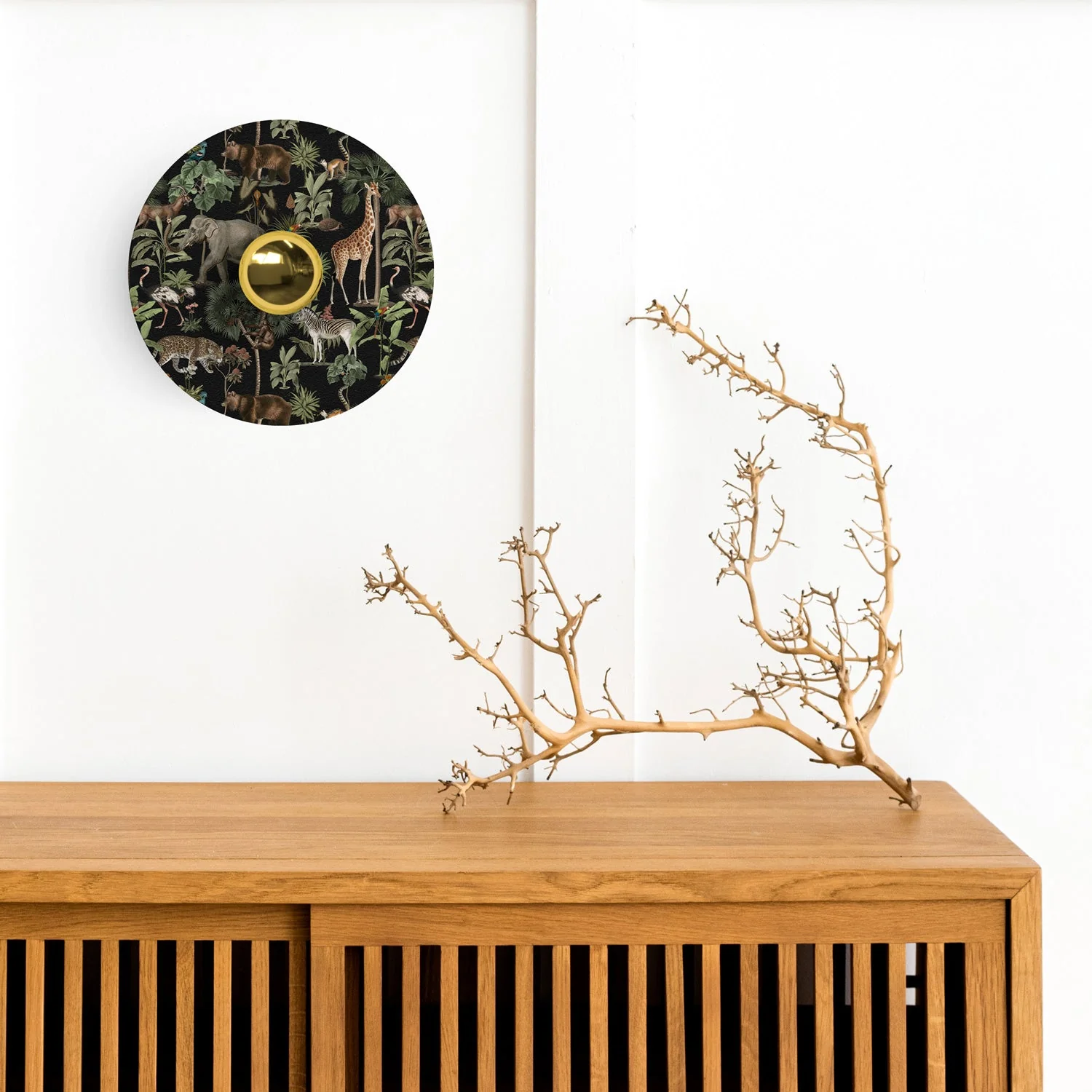 Wand- oder Deckenleuchte mit Lampenschirm mit Dschungeltieren "Wildlife Whispers" – Jungle Animals – Wasserdicht IP44 - Image 2