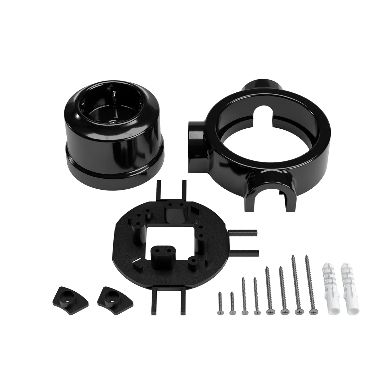 Wand-Schuko-Steckdosen-Set für Creative-Tubes aus Porzellan – Schwarz - Image 24